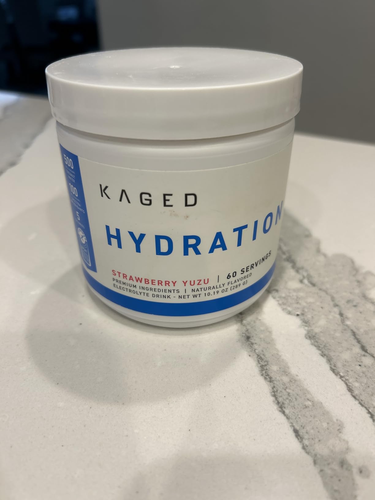 Kaged Sugar Free Hydration | 5 Key Electrolytes | Coconut Water | Tastes Amazing | 60 Servings customer photo 1