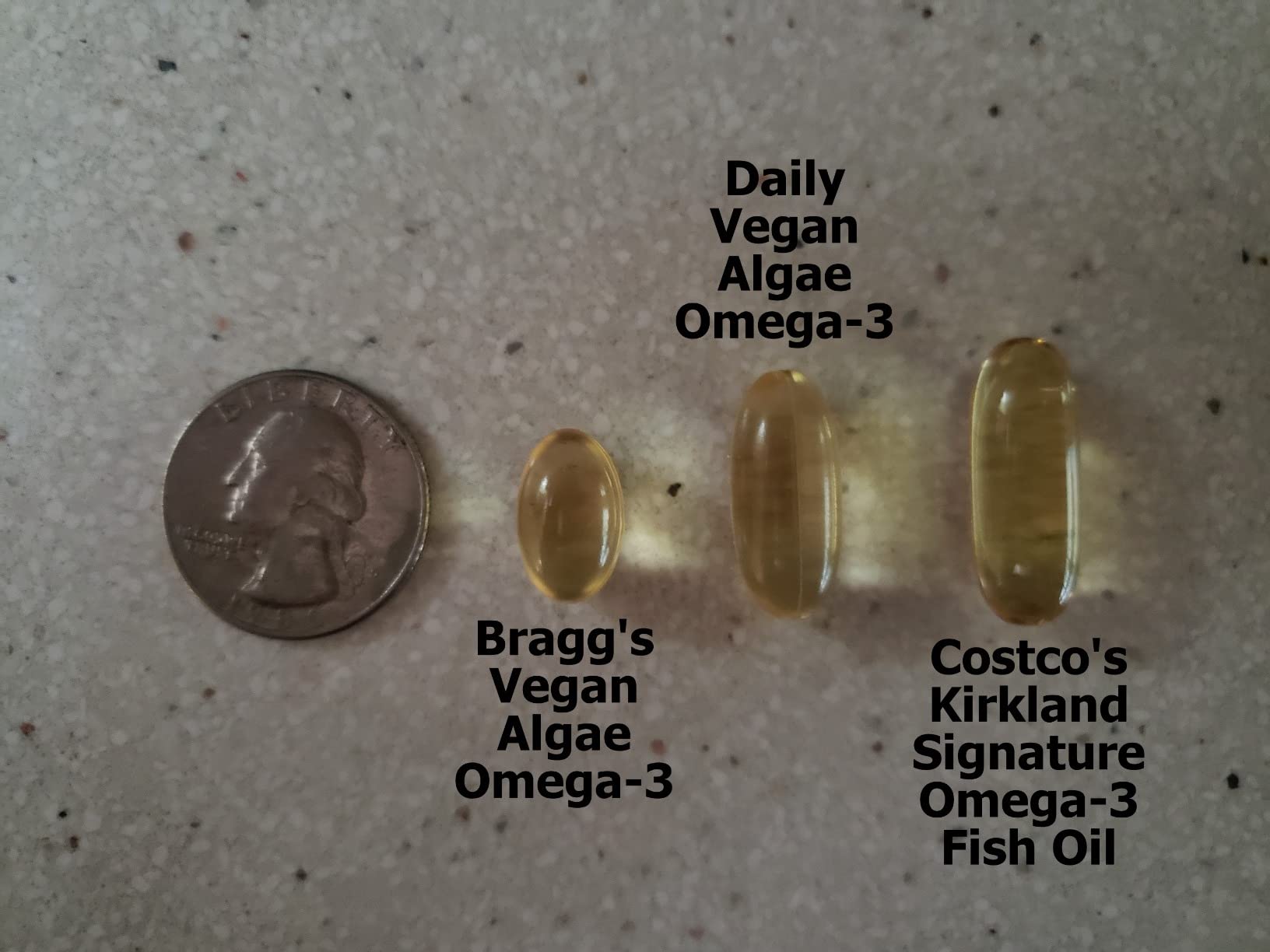 Bragg Omega-3 Supplement Capsules with DHA and EPA - 60 Vegan Softgels - Sustainably-Sourced Marine Algae - Supports Eye and Brain Health customer photo 2