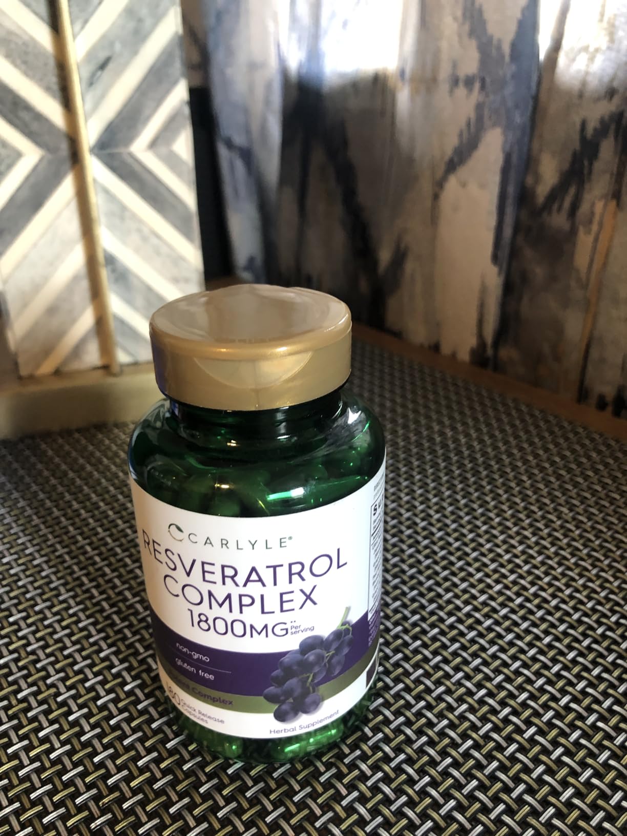 Carlyle Resveratrol Complex - 180 Capsules - Trans Resveratrol Supplement with Grape Seed Extract - Non GMO, Gluten Free customer photo 1