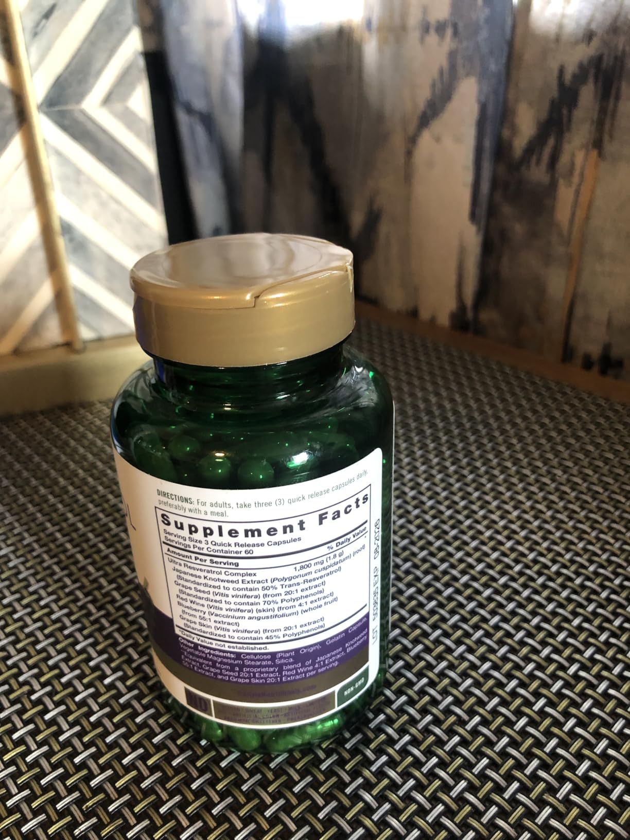 Carlyle Resveratrol Complex - 180 Capsules - Trans Resveratrol Supplement with Grape Seed Extract - Non GMO, Gluten Free customer photo 2