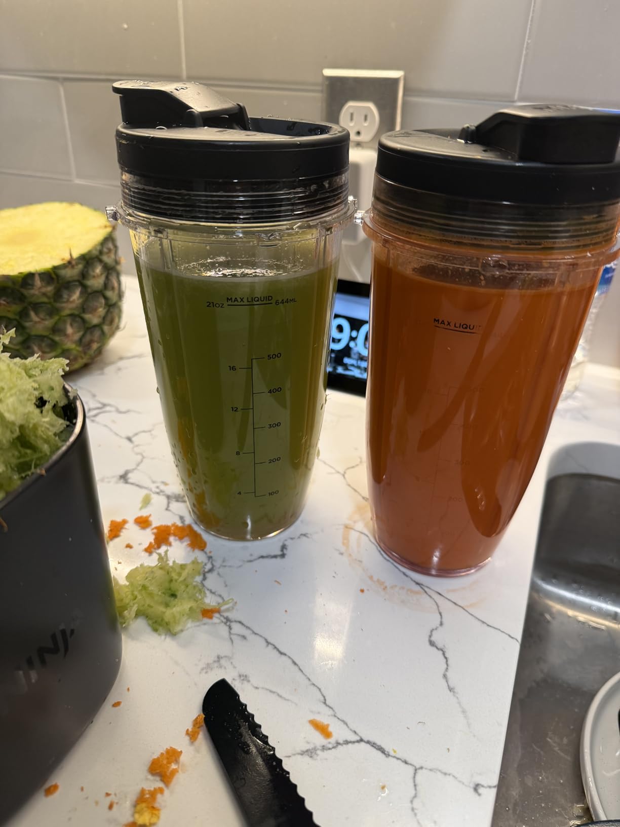 Ninja NeverClog Cold Press Juicer | Powerful Electric Slow Masticating Juicer with Pulp Control | XL Capacity | 24 oz. Juice Jug & 36 oz. Pulp Container | Dishwasher Safe | Charcoal | 150W | JC151 customer photo 2