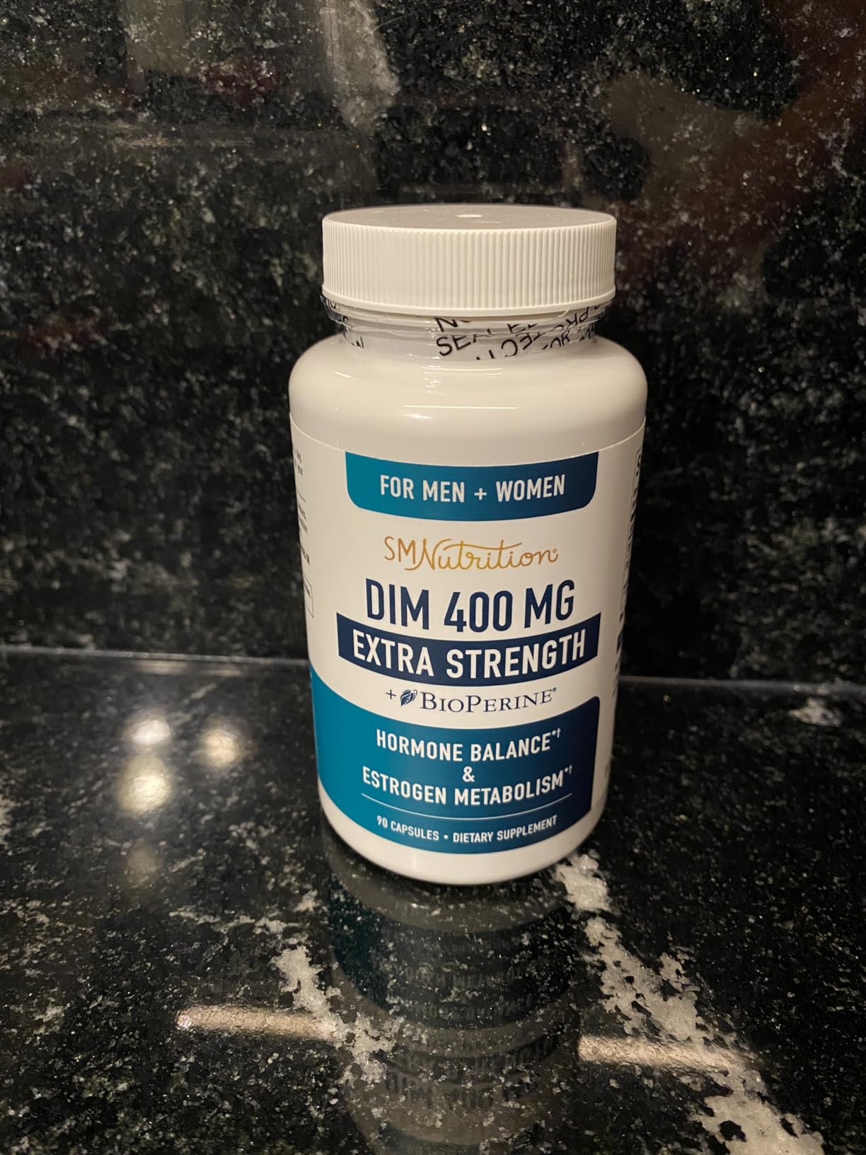 DIM Supplement 400MG Extra Strength | Hormone Balance for Men and Women | Menopause, Acne, Hot Flashes Relief, Prostate & Antioxidant Support | Third-Party Tested, Soy-Free, Gluten-Free | 90 Ct. customer photo 1