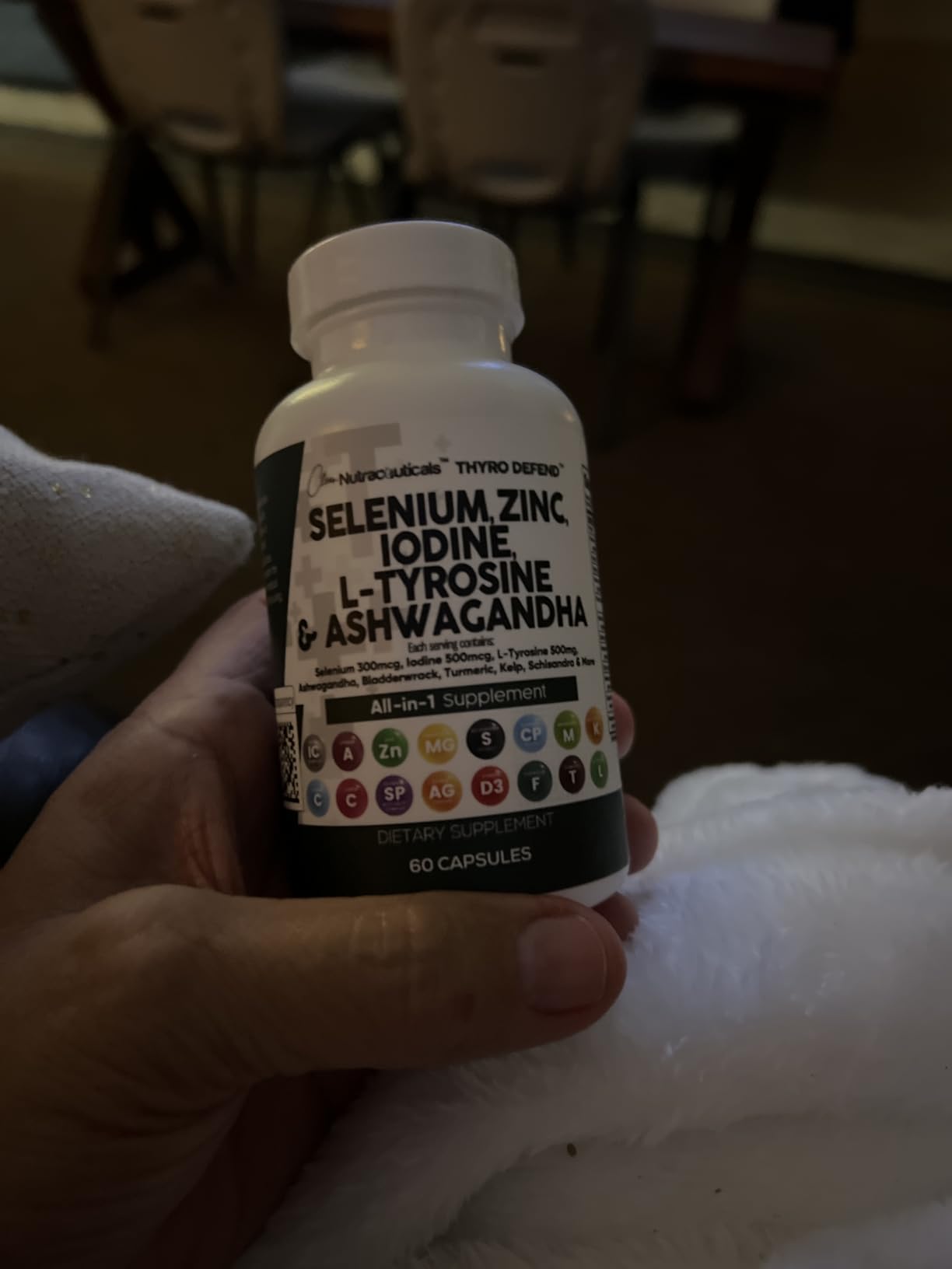 Clean Nutra Selenium 300mcg Iodine 500mcg Thyroid Support for Women & Men | L Tyrosine 500mg Ashwagandha Supplement Bladderwrack, Turmeric, Kelp, Schisandra Zinc Pills Capsule Supplements customer photo 1