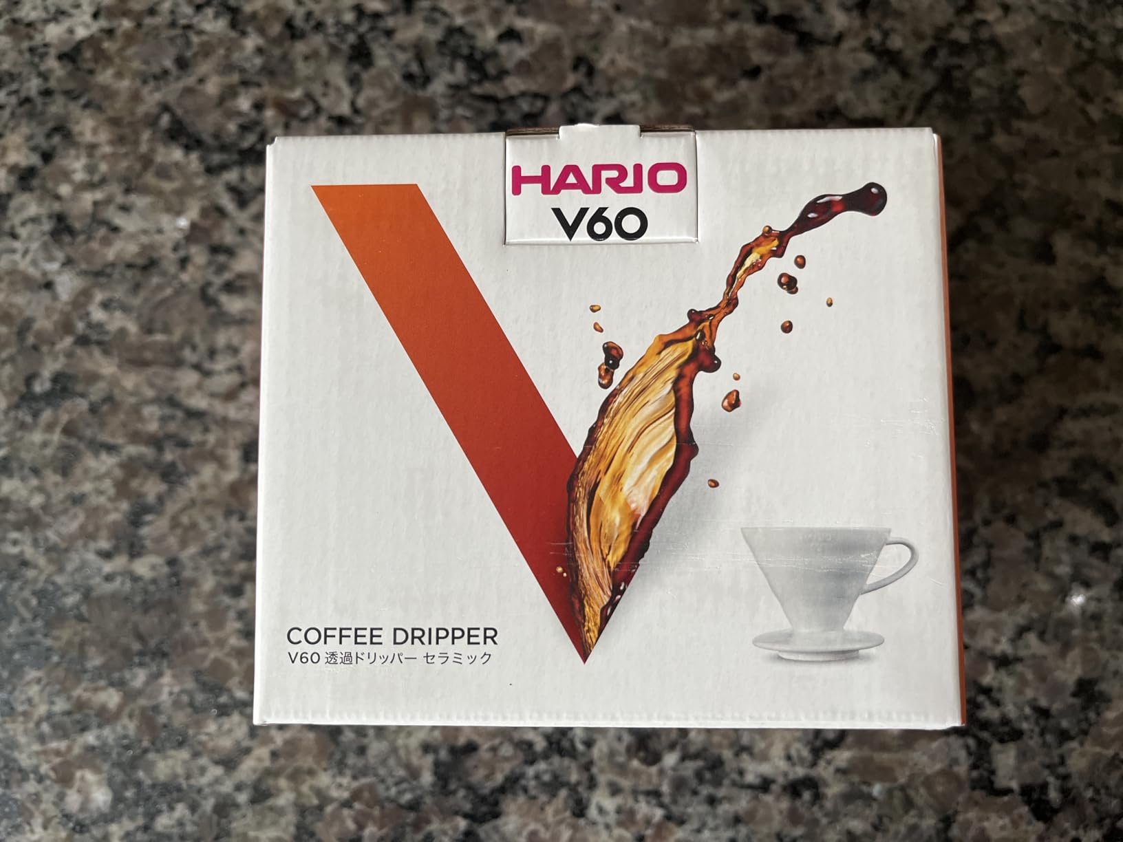 Hario V60 Ceramic Coffee Dripper Pour Over Cone Coffee Maker Size 01, White customer photo 2