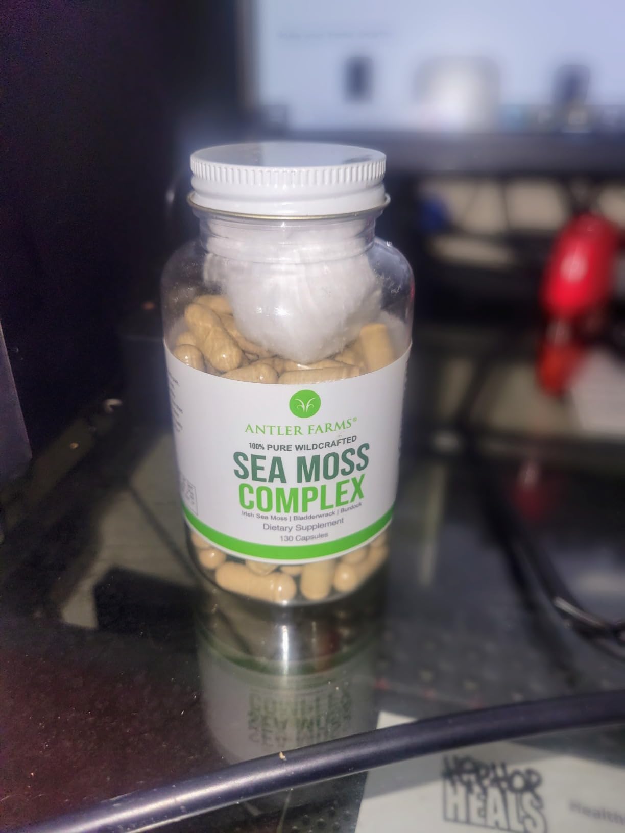 Antler Farms - 100% Pure Sea Moss Complex, 130 Capsules, Wildcrafted Irish Sea Moss, Bladderwrack, and Burdock Root - A Potent Blend for Wellness, Vegan-Friendly, Gluten, Soy, and Dairy Free customer photo 2
