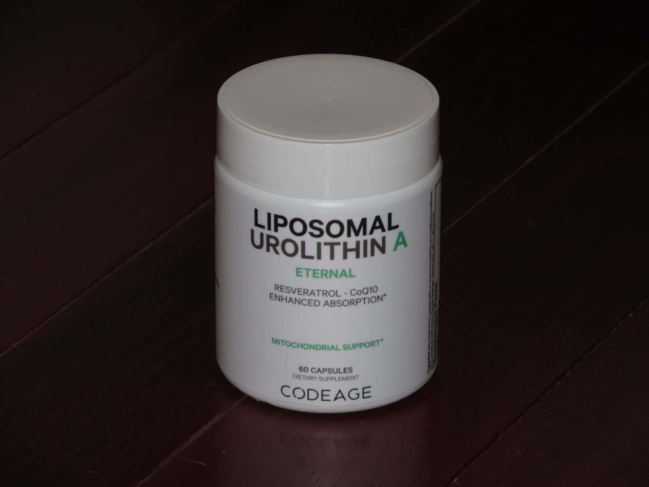 Codeage Liposomal Urolithin A Supplement 500mg Per Serving + Resveratrol, Betaine, CoQ10, Ellagitannins - A New Frontier Beyond NADH, NMN, NAD, NR, and PQQ Vitamins - Bioavailable - 60 Capsules customer photo 1