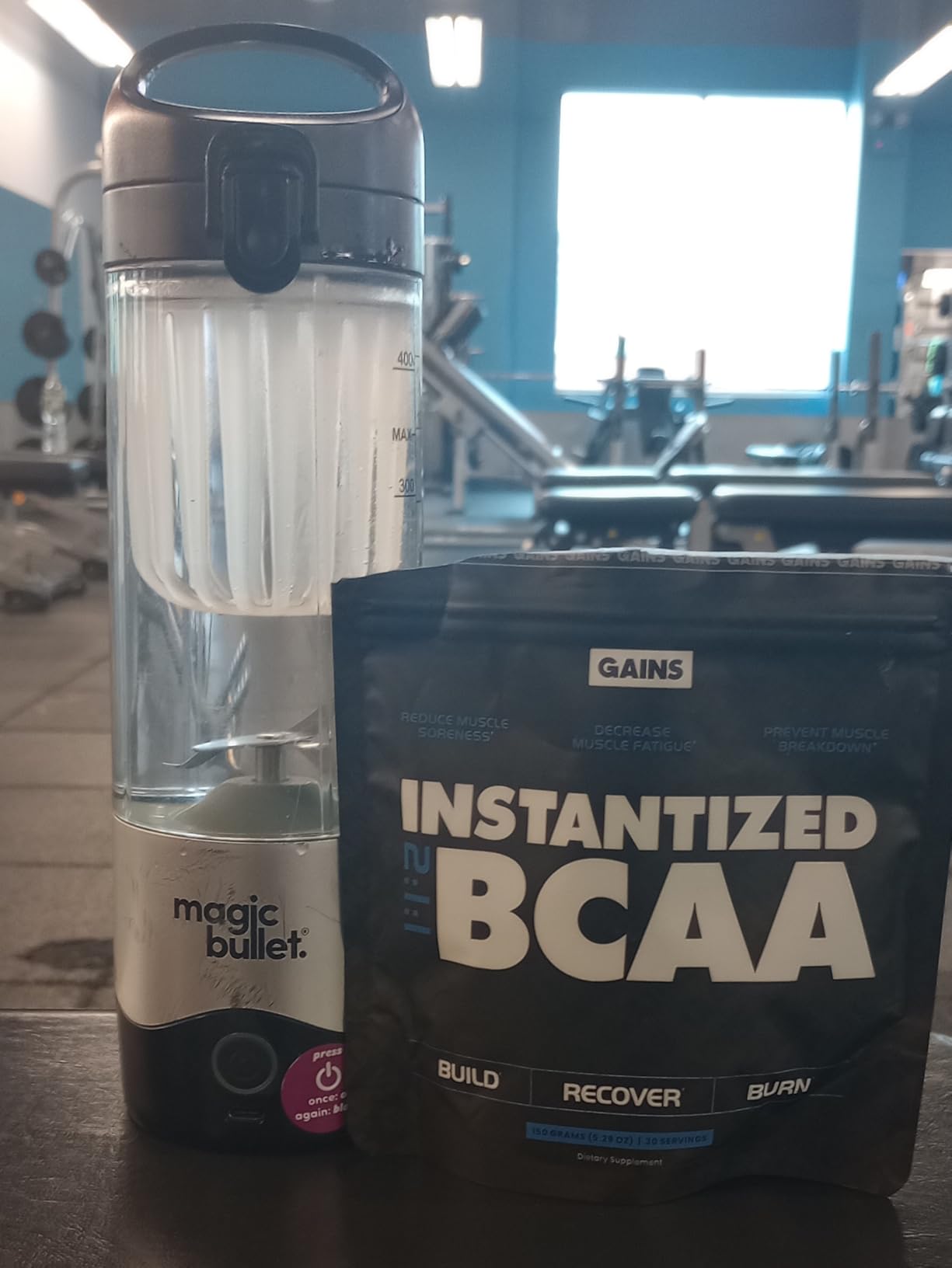 Gains in Bulk BCAA Powder, Pre Workout Plant Based Branch Chain Amino Acids, Gluten Free, Vegan Supplement with Keratin for Endurance & Strength During & Post Workout, Unflavored, 30 Servings customer photo 2