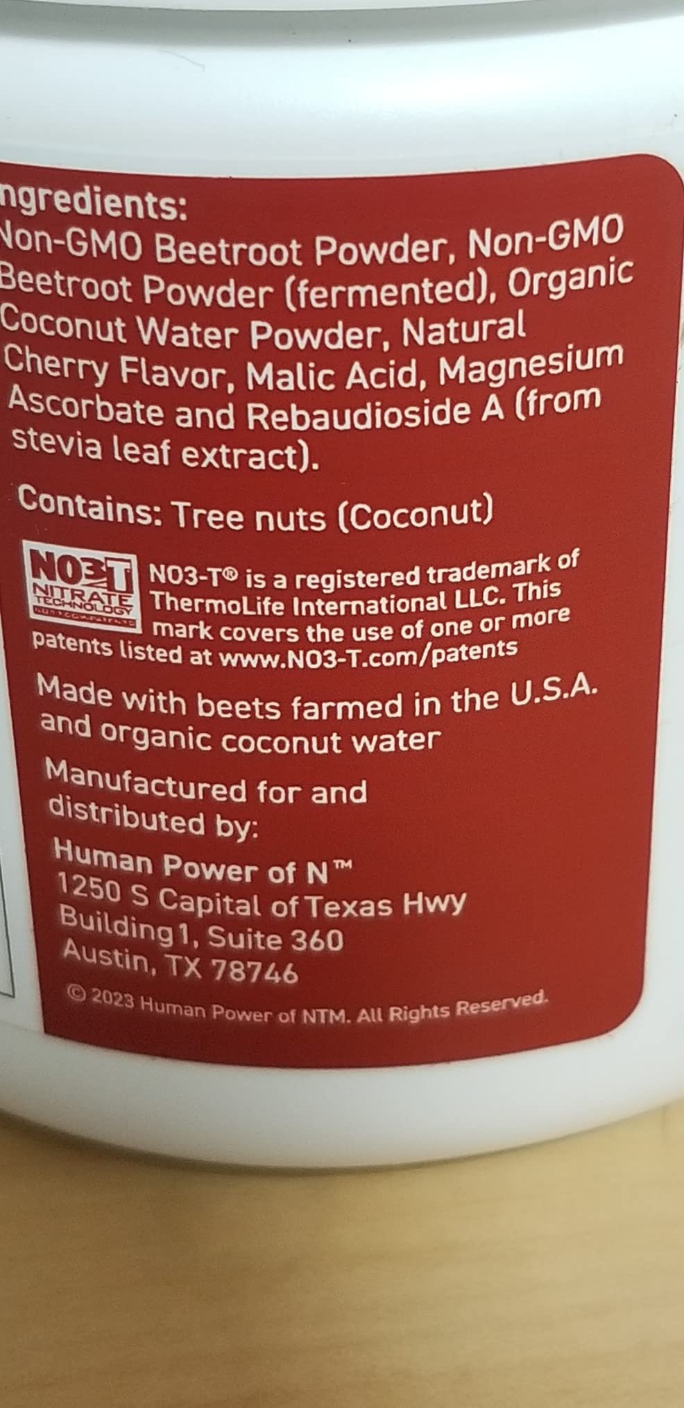 HumanN SuperBeets Sport Endurance Pre Workout Powder, Nitric Oxide Supplement, NSF Certified, Stimulant & Caffeine Free, Made with Beet Root, Wild Cherry, 20 Servings customer photo 2