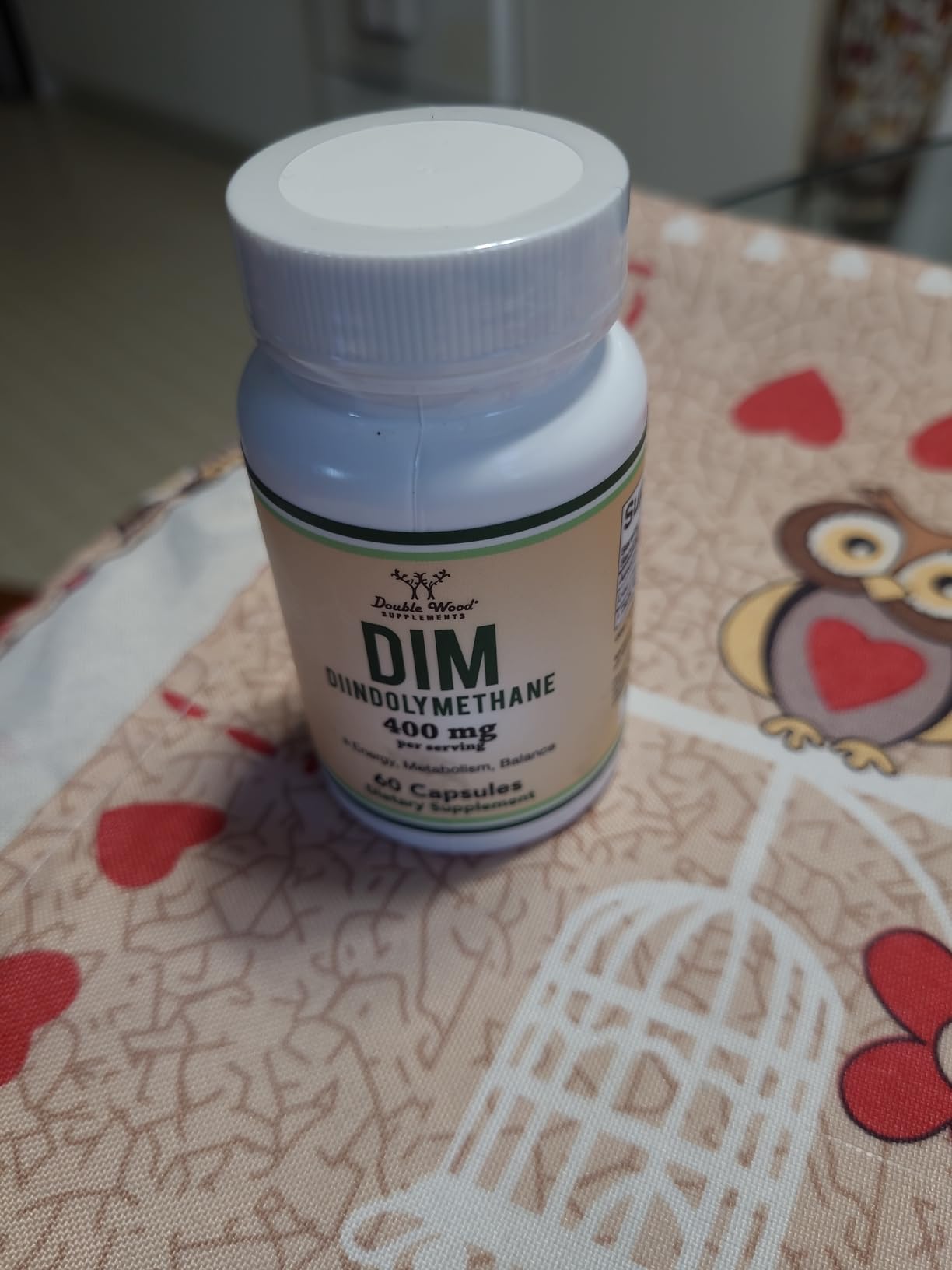 DIM Supplement for Women and Men (Diindolylmethane Estrogen Blocking Supplement, Hormonal Acne Treatment, Hormone Balance for Women) 400mg Servings, 200mg Per Capsule, 60 Capsules by Double Wood customer photo 2