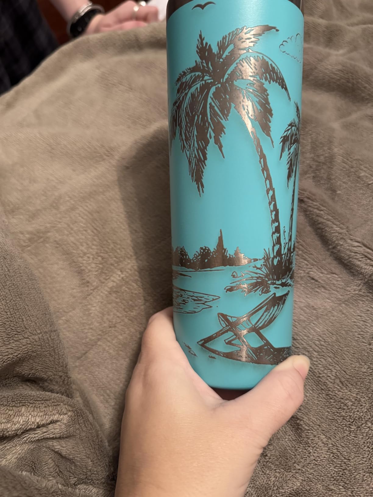 20 oz Skinny Tumbler with Lid and Straw, Stainless Steel Vacuum Insulated Tumbler Cup, Double Wall Leak-proof Coffee Mug, Travel Thermal Water Tumbler for Office, Outdoor (Silver) customer photo 2