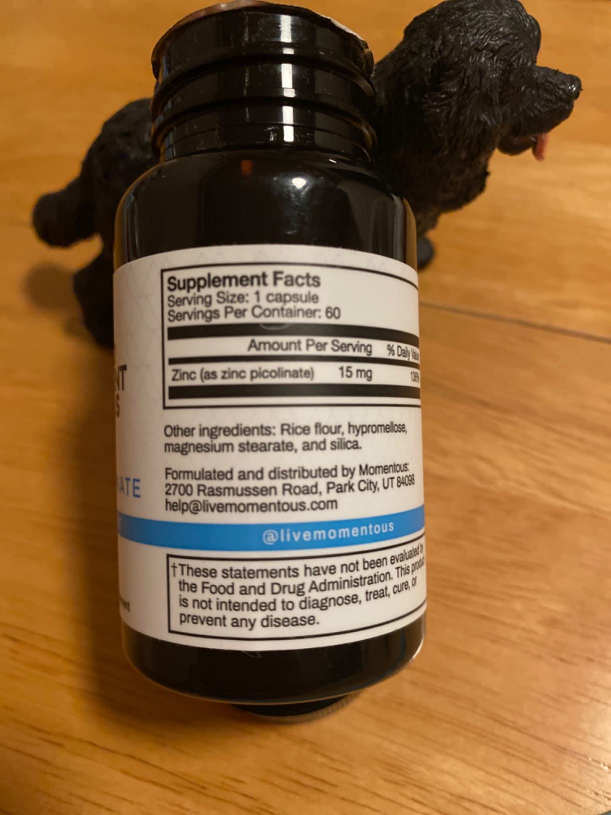 Momentous Zinc Picolinate 15 mg - Immunity & Hormone Support - Bioavailable Zinc Supplement - Promotes Joint Health & Lean Muscle Mass - NSF Certified for Sport - GMO-Free & Gluten-Free - 60 Servings customer photo 2
