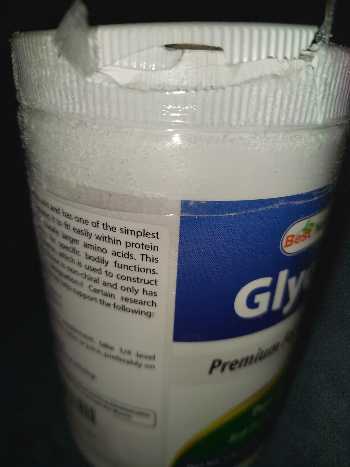 Best Naturals Glycine Powder 1 LB - Neurotransmitter & Relaxation Support customer photo 1
