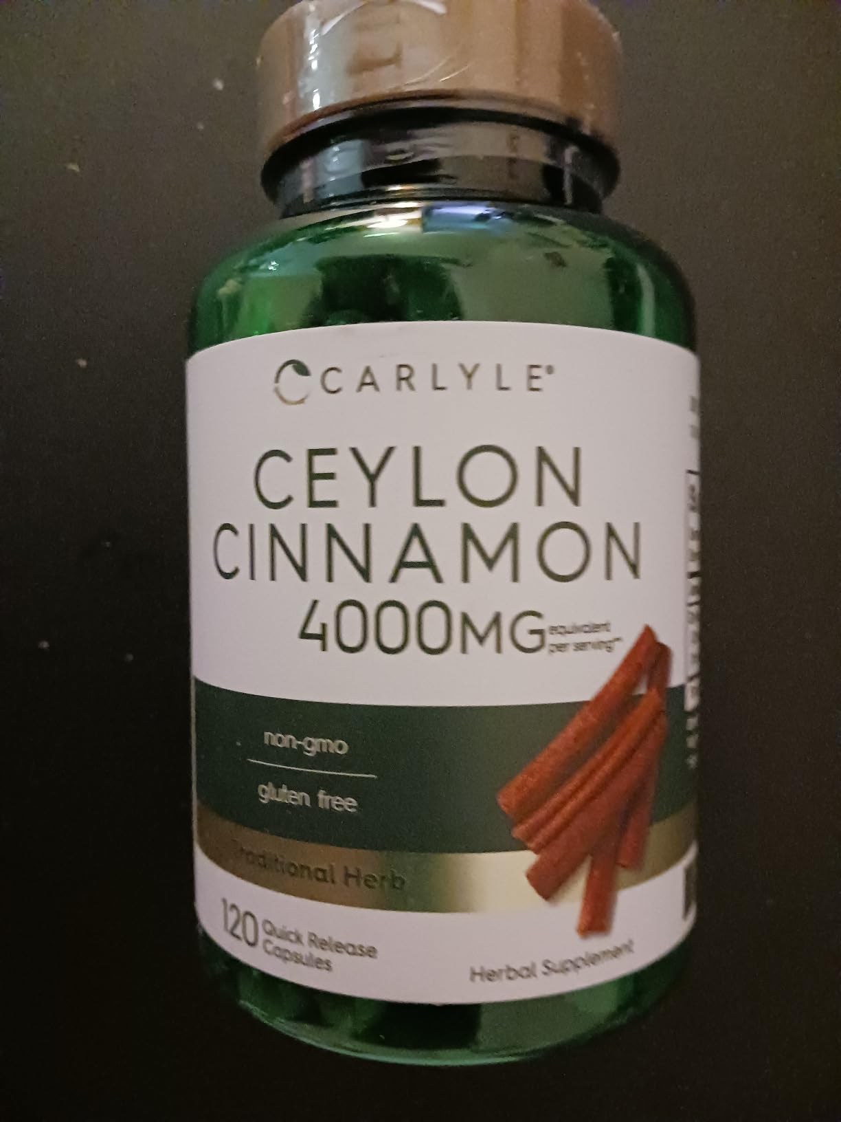 Carlyle Ceylon Cinnamon Capsules | 120 Count | Non-GMO & Gluten Free Supplement customer photo 1