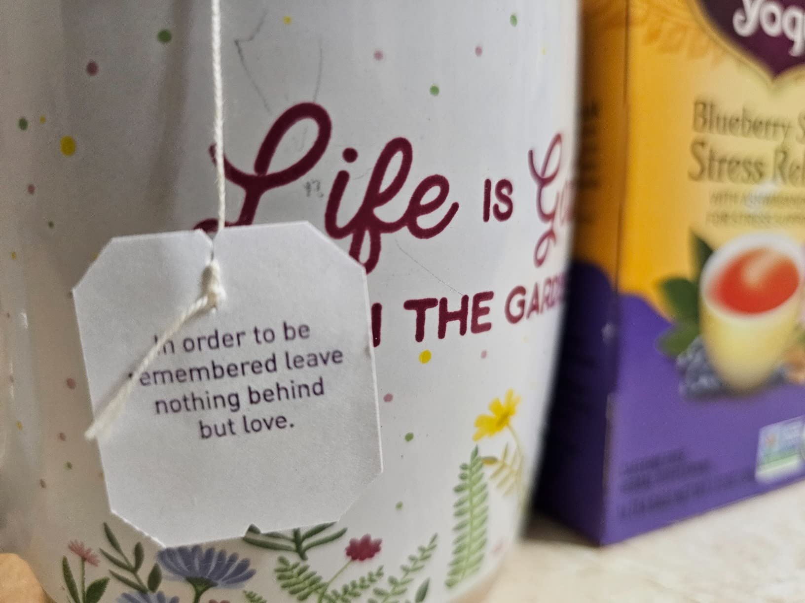 Yogi Tea Blueberry Sage Stress Relief - 16 Tea Bags per Pack (4 Packs) - Relaxing, Calming Tea to Support Stress Response - Includes Ashwagandha, Blueberry, Sage, Hibiscus & More customer photo 1