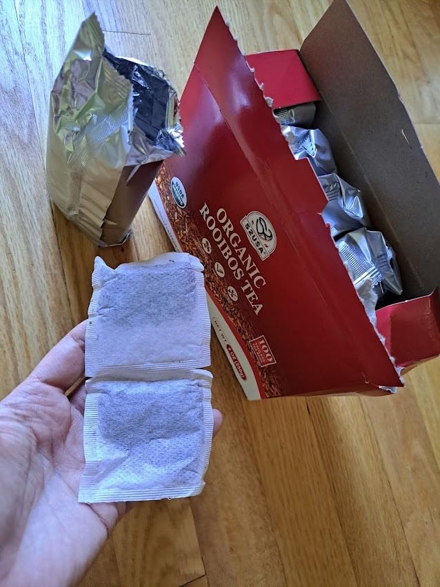 52USA Rooibos Tea Organic, 100 Tea bags, Pure Premuim Rooibos Tea, Naturally Sweet Herbal Tea, Caffeine Free Rooibos Tea, Farmed in South Africa, 9oz (250g) customer photo 2