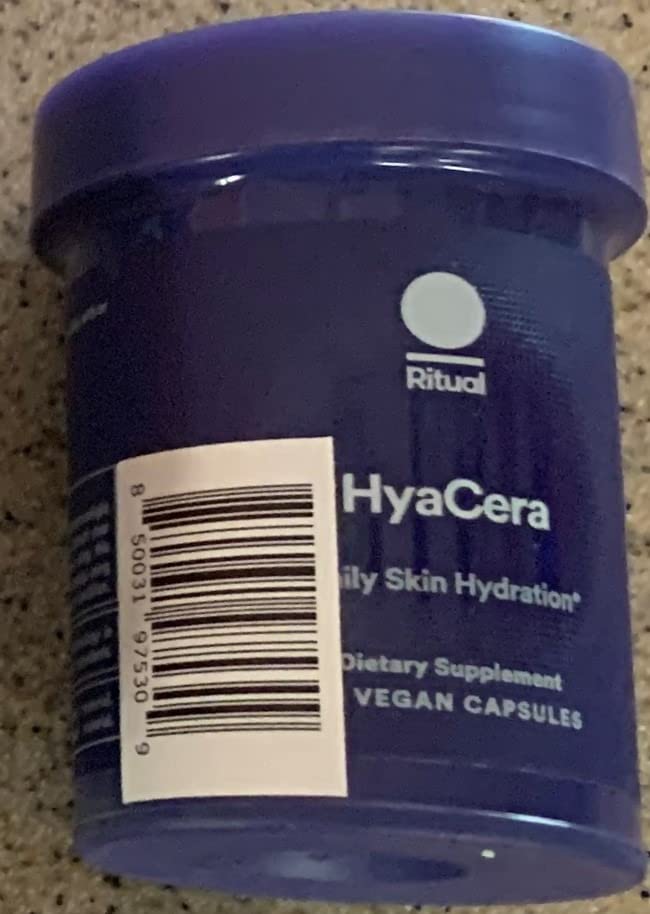 Ritual Hyaluronic Acid Skin Supplement - With Hyabest and Ceratiq - HyaCera Clinically Proven to Reduce Wrinkles, Fine Lines & Improve Skin Smoothness - Vegan - Vanilla - 30 Capsules - 30 Servings customer photo 2