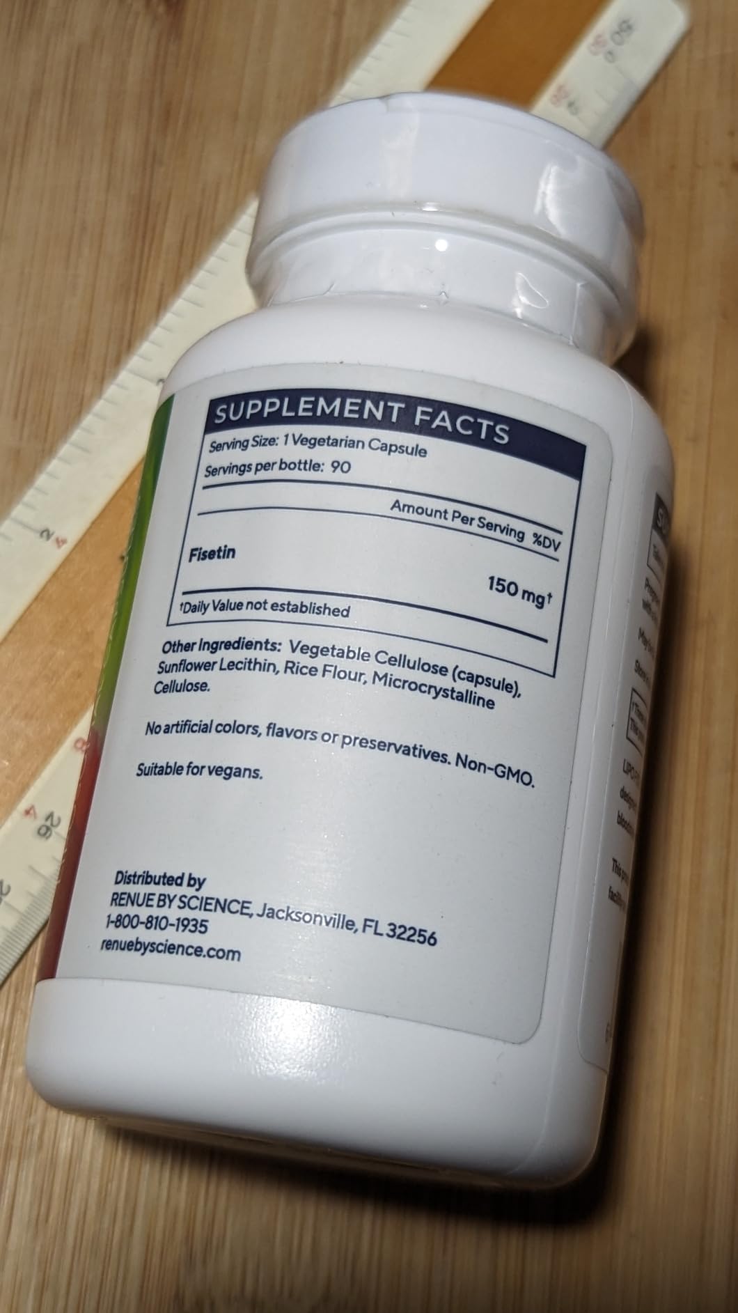 Renue By Science Fisetin | 90 Liposomal Fisetin Supplements - 150mg Fisetin per Serving | Senolytic Supplements | Bioavailable Formula for Increased Absorption | Non-GMO & Made in the USA customer photo 1