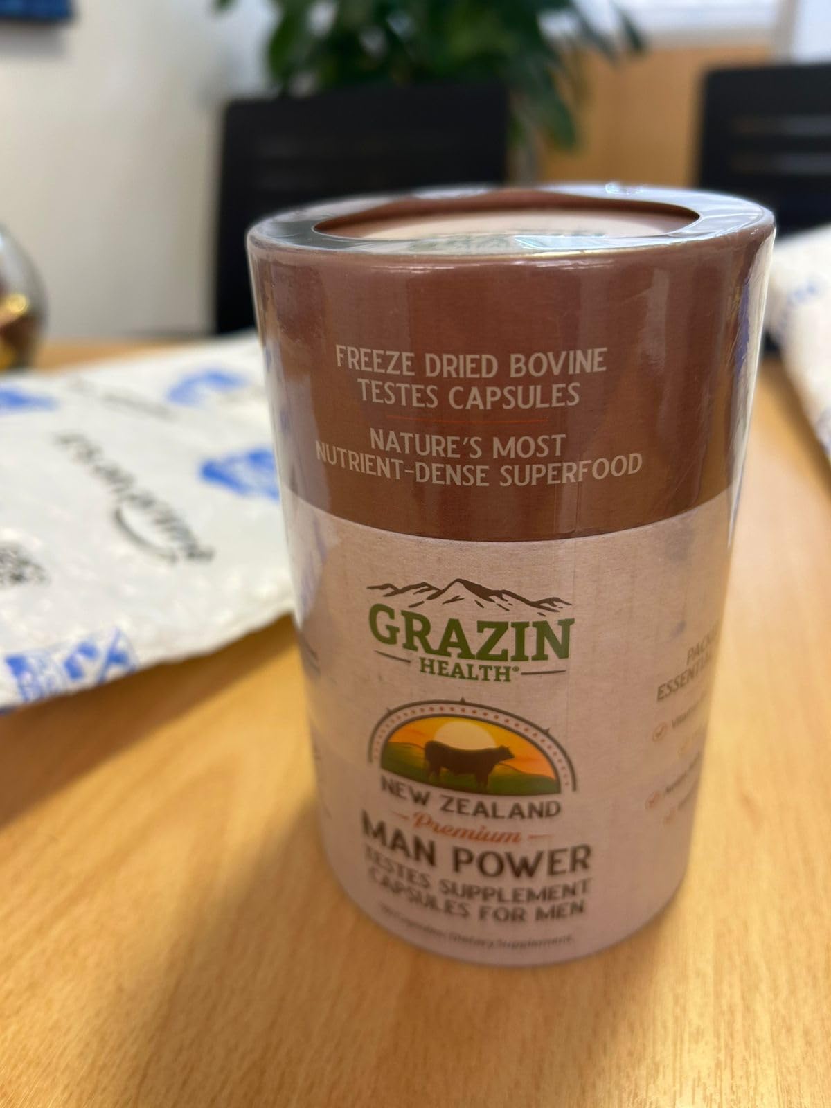 Grass Fed Bovine Testes Man Power Capsules (30 Day Supply) customer photo 1
