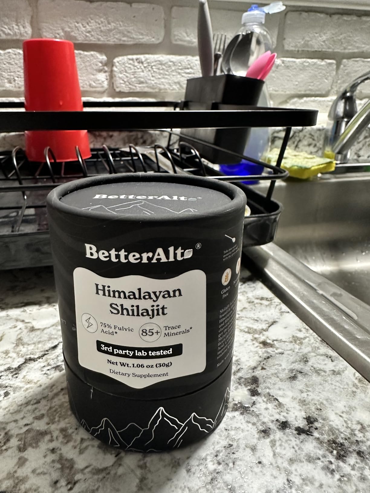 Better Alt Pure Himalayan Shilajit Resin Pack of 1 High Potency Gold Grade 75 Servings for Energy Boost & Immune Support, 85+ Trace Minerals, 75%+ Fulvic Acid, with Lab Test Report, 400mg customer photo 1