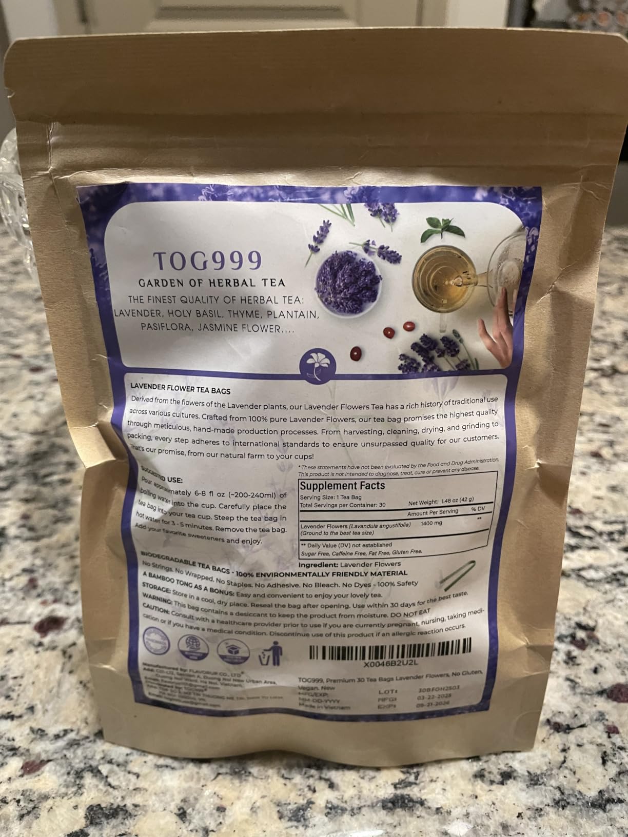 120 Bags Premium Turmeric Ginger Cinnamon Tea, Improve Digestion, Support Brain, Weight, Skin and Sleep, Eco-Conscious Tea Bags and Premium Natural Ingredients. Turmeric Ginger Herbal Tea. No Sugar, No Caffeine, No Gluten, Vegan. customer photo 1