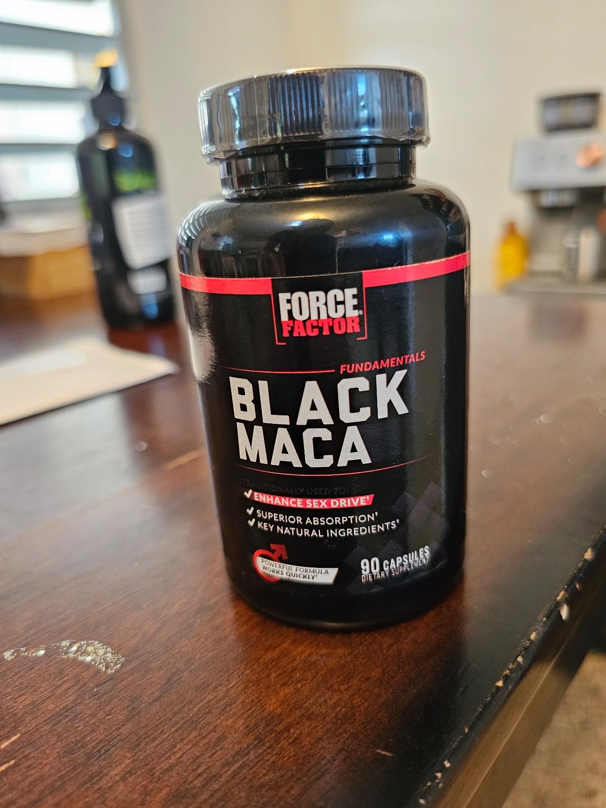 Force Factor Black Maca Root Supplement for Men, 1000mg Maca Negra Extract for Energy, Hormonal Balance & Vitality, Superior Absorption with BioPerine, 90 Capsules customer photo 2
