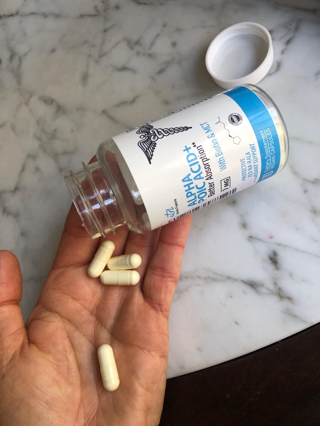 Nutri R Alpha Lipoic Acid 600mg Capsules - R Lipoic Acid Stabilized with Biotin - Active Form of R-ALA - 600 mg Clinical Dosage - Powerful Cellular Energy Support - 60 Vegan Capsules customer photo 2