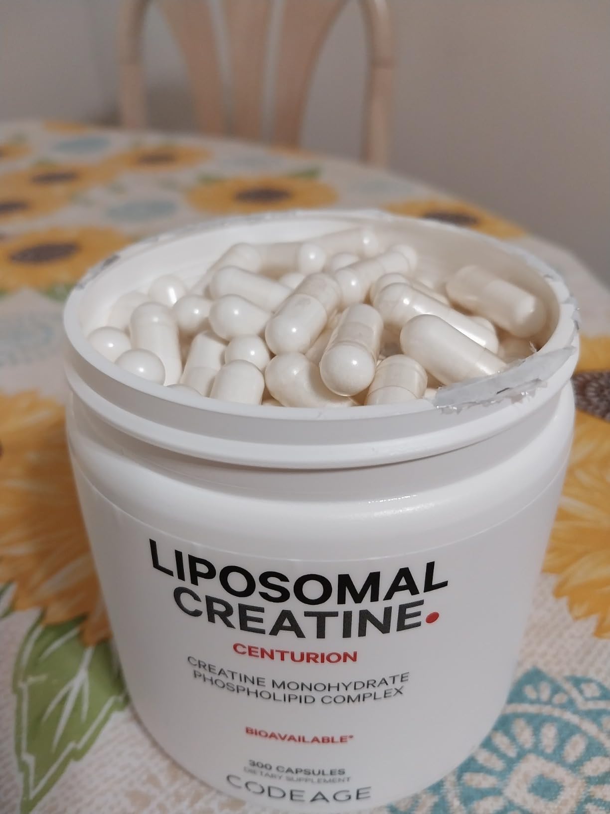 Codeage Liposomal Creatine Monohydrate Supplement, Pure Creatine 2500mg - 3 Months Supply, Micronized, Creatinine Muscles Sports Nutrition and Athletes, Non-GMO - 360 Capsules customer photo 2