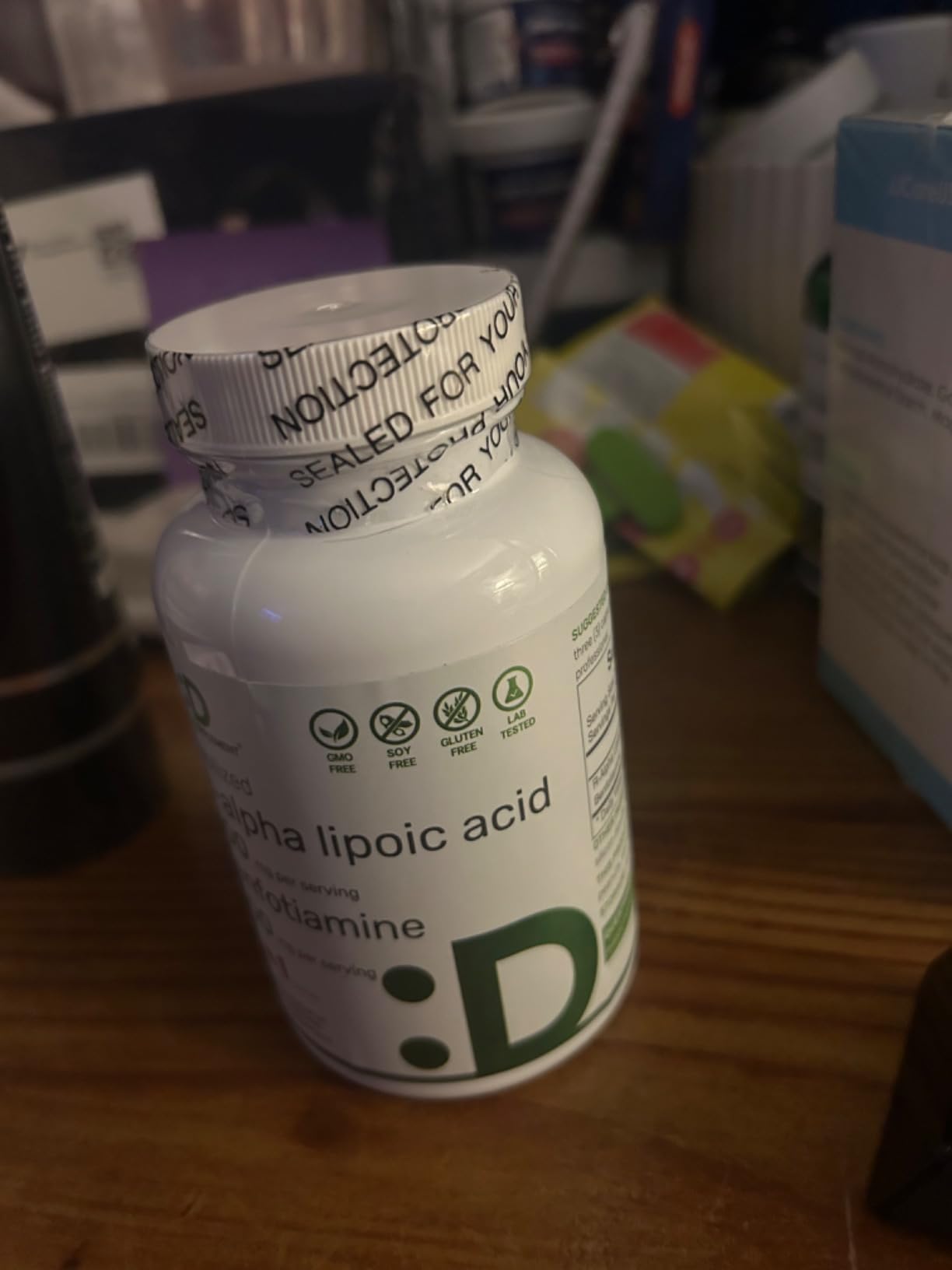 DEAL SUPPLEMENT R Alpha Lipoic Acid 600mg with Benfotiamine 300mg Per Serving, 120 Veggie Capsules - 200mg R-ALA Per Capsule - Antioxidant Supplement for Energy & Nervous System Support customer photo 2