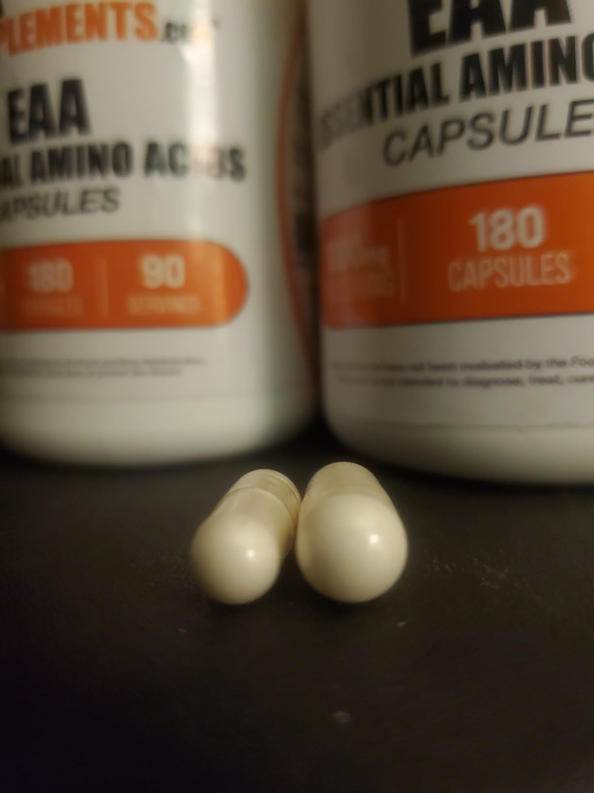 BulkSupplements.com Essential Amino Acids Capsules - EAAs Amino Acids Supplements - Gluten Free, 2 Capsules per Servings (1000mg), 360 Count (Pack of 1) customer photo 1