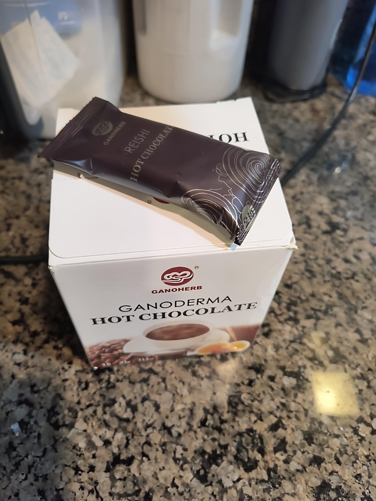 Mushroom Hot Chocolate Mix with Reishi, Mushroom Coffee Alternative Hot Cacao Powder for Energy, Mood and Immune System, Vegan Mushroom Supplement, 15 Servings, 11.1 Ounce customer photo 1
