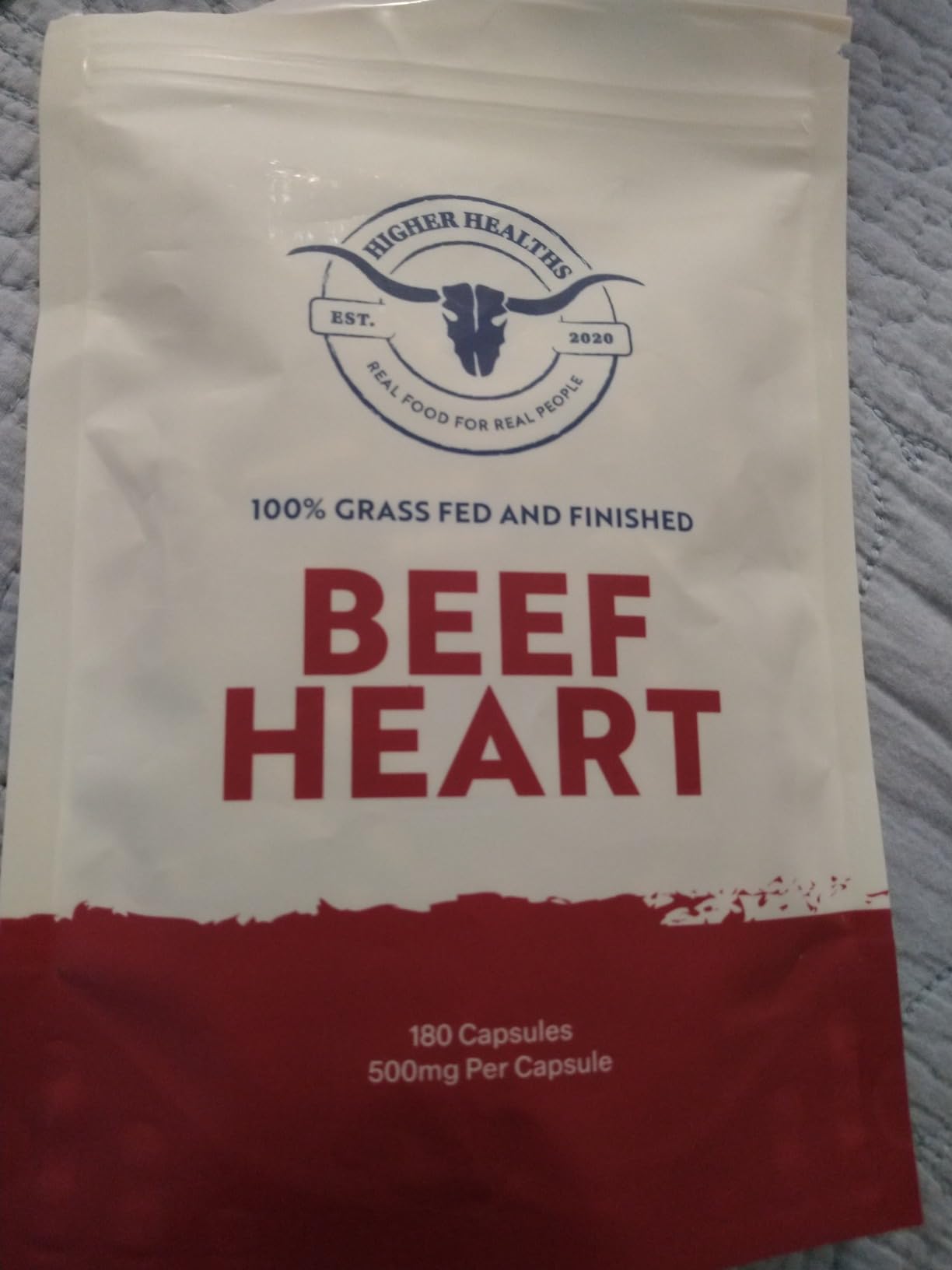 100% Beef Heart Supplement - 180 Count, Freeze Dried, Grass Fed Beef Organs Supplement for Women & Men with Omega-3S & CoQ10 - Non-GMO, No Fillers & No Additives - Real Food Sourced & Made in USA customer photo 2