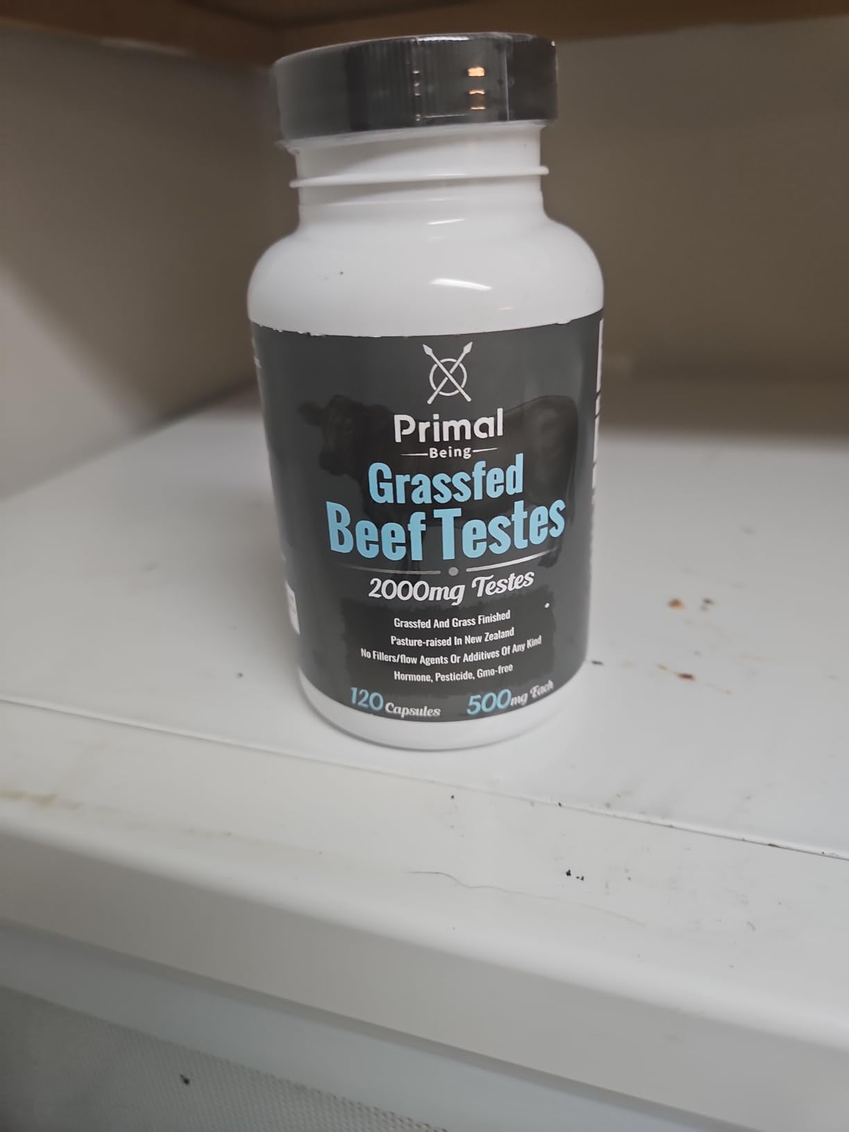 Primal Being Grassfed Beef Testes Capsules - Nutrient-Dense Beef Organ Supplement for Men, New Zealand Sourced, 120 Capsules customer photo 2