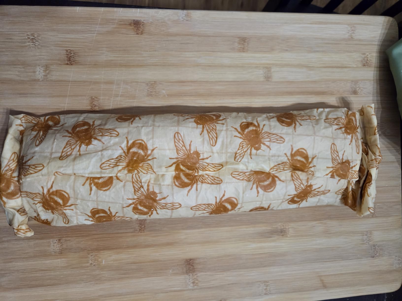 XXL Reusable Beeswax Wraps For Food - 14 x 55 in Roll | Cut to Size Bees Wax Wraps Reusable | Extra Large Beeswax Paper Sheet | Cute Bees Wax Roll for Food Wraps customer photo 1