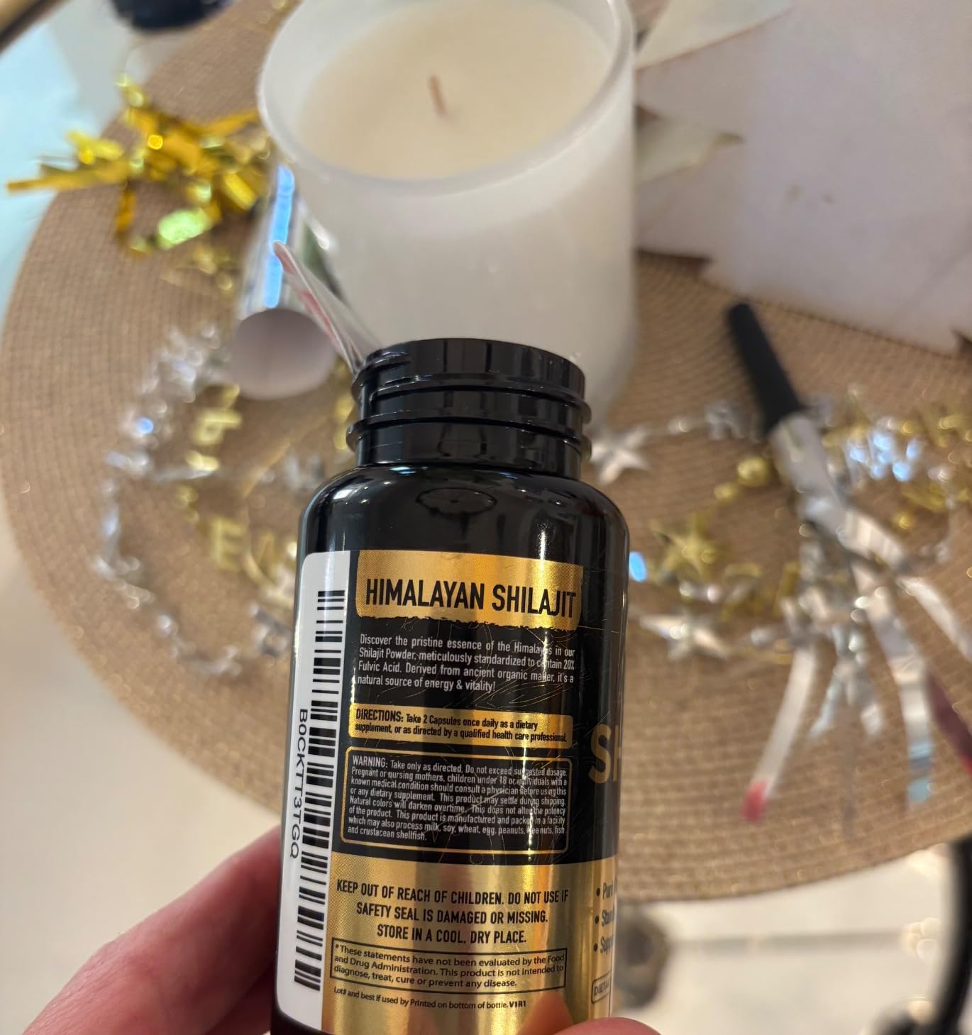 Atlantis Nutrition Himalayan Shilajit Capsules Formulated with 20% Fulvic Acid | Himalayan Shilajit Supplement for Men & Women | 120 Capsules customer photo 1