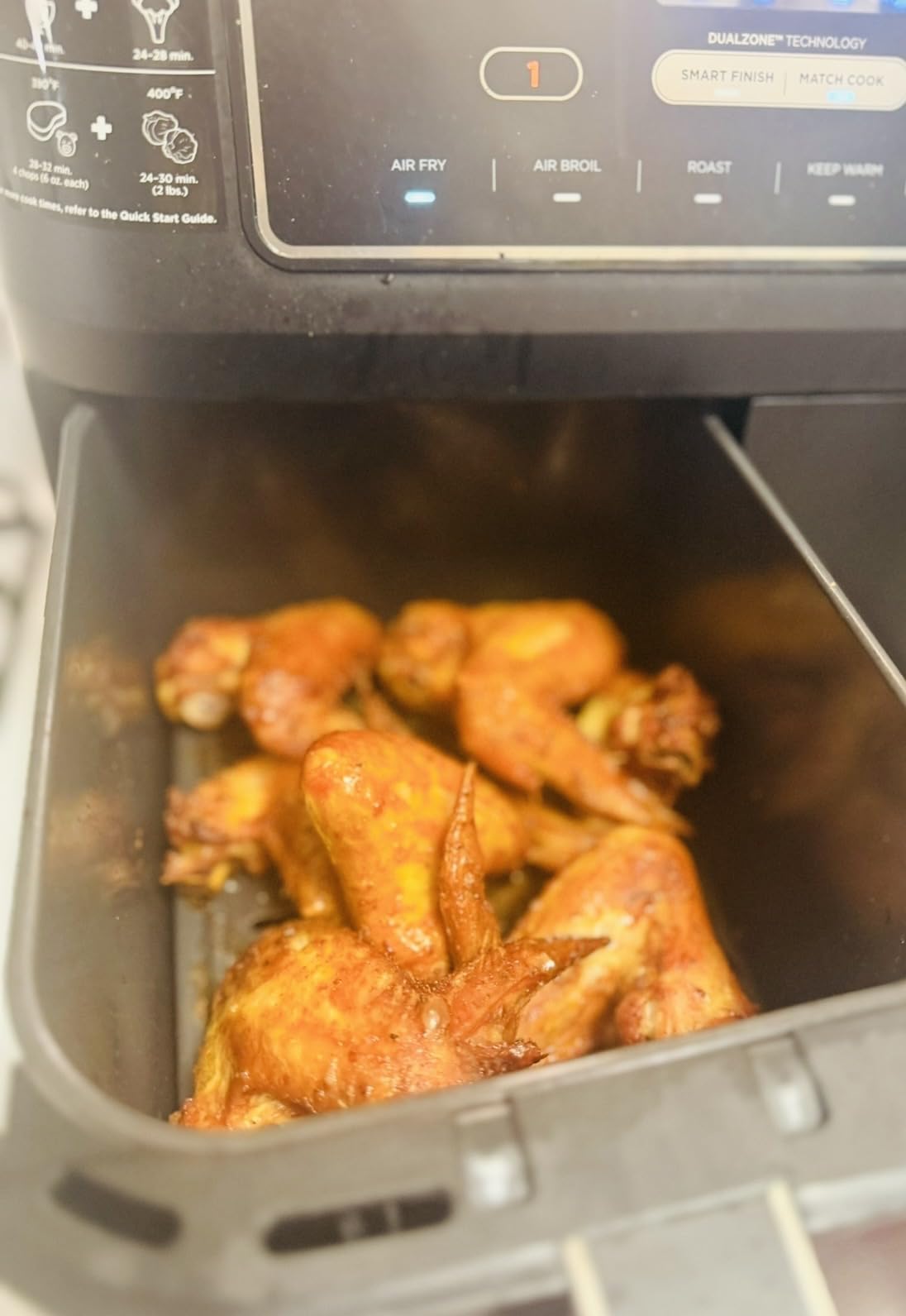 Ninja Foodi DZ302 Air Fryer 6-in-1 with 10-QT DualZone Baskets, Smart Finish, Air Fry, Broil, Roast, Dehydrate, Keep Warm & Bake, XL Capacity customer photo 2