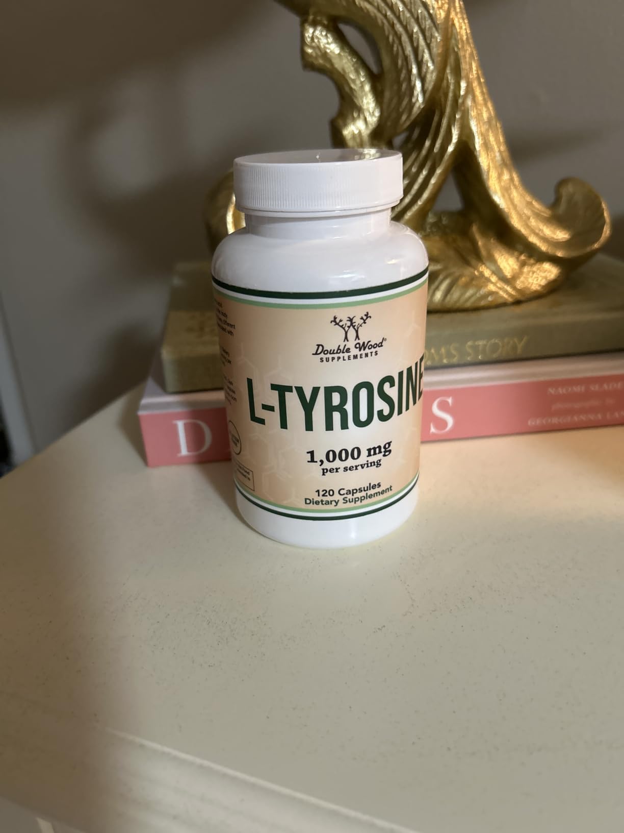 L-Tyrosine 1,000mg per Serving, 120 Veggie Capsules - Amino Acid, Vegan Safe, Non-GMO by Double Wood customer photo 1