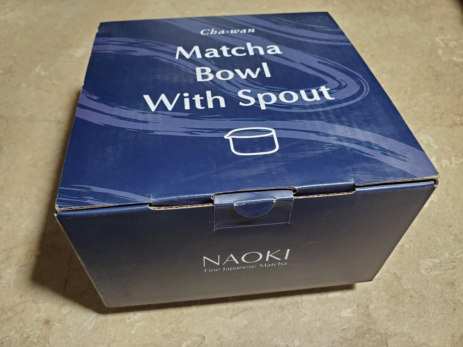 Naoki Matcha Traditional Ceramic Chawan Matcha Tea Bowl with Pour Spout Set - Hand Made Ceramic with Black Matte Glaze - For Perfectly Whisked Matcha Green Tea (18 Ounce) customer photo 2