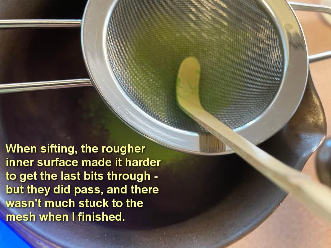 Naoki Matcha Large Stainless Steel Matcha Tea Sifter with Handle Matcha Set - Eliminate Clumps In Your Matcha Powder For Tastier Tea and Lattes customer photo 2