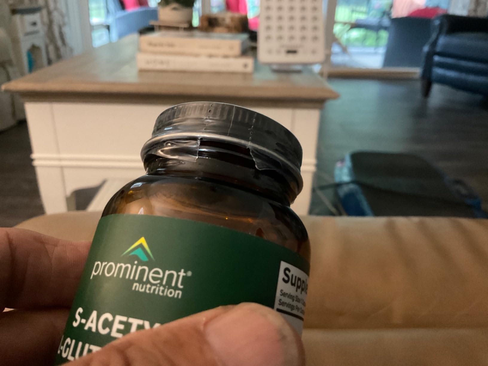 Prominent Nutrition S-Acetyl L-Glutathione Supplement - Clinically Researched Emothion Acetylated Glutathione for Normal Liver Detoxification Support & Optimal Antioxidant Effect, Vegan - 1 Pack customer photo 2