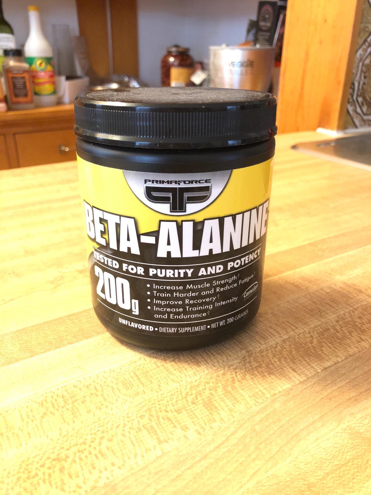 Primaforce Beta Alanine Powder 500 Grams (1.1lbs) Unflavored - Pre Workout and Post Workout Supplement customer photo 1