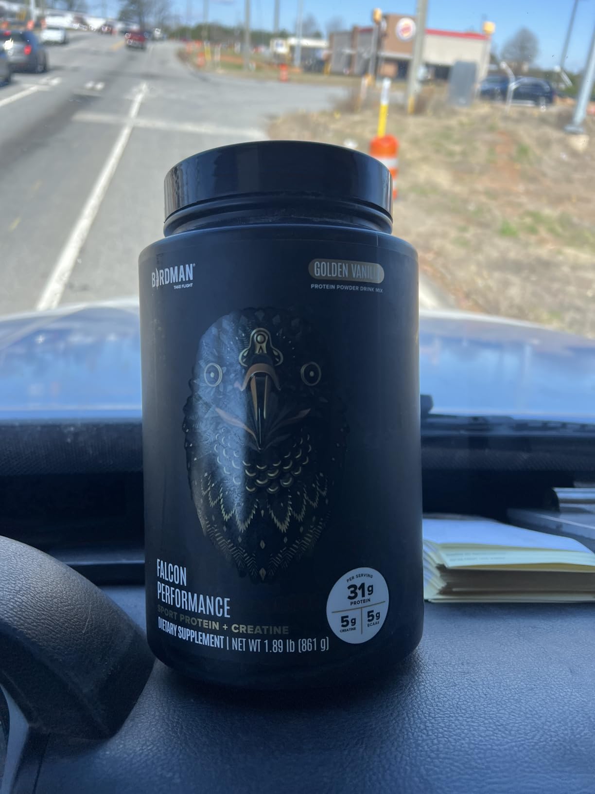 BIRDMAN Falcon Performance Vegan Protein Powder, 31g Protein, 5g Creatine, 5g BCAA, Probiotics, Electrolytes, Pre Workout, Low Carb, Sugar Free & Dairy Free, Plant Based Vanilla Protein, 29 Servings customer photo 1