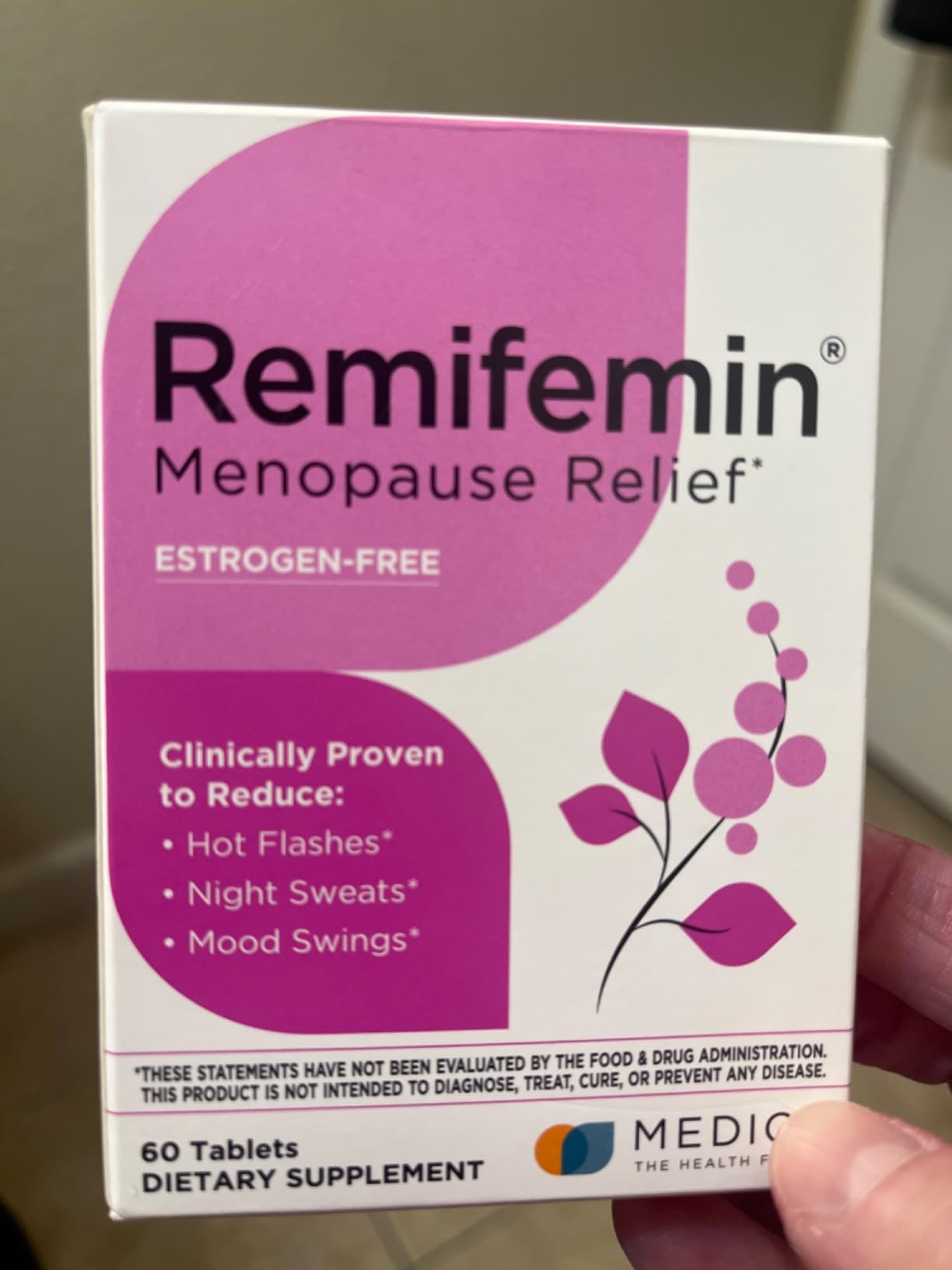 Remifemin Menopause Symptoms Relief - Clinically Proven Ingredients - Menopause Supplements - Black Cohosh - Estrogen-Free - Made in Germany - 60 Tablets customer photo 1