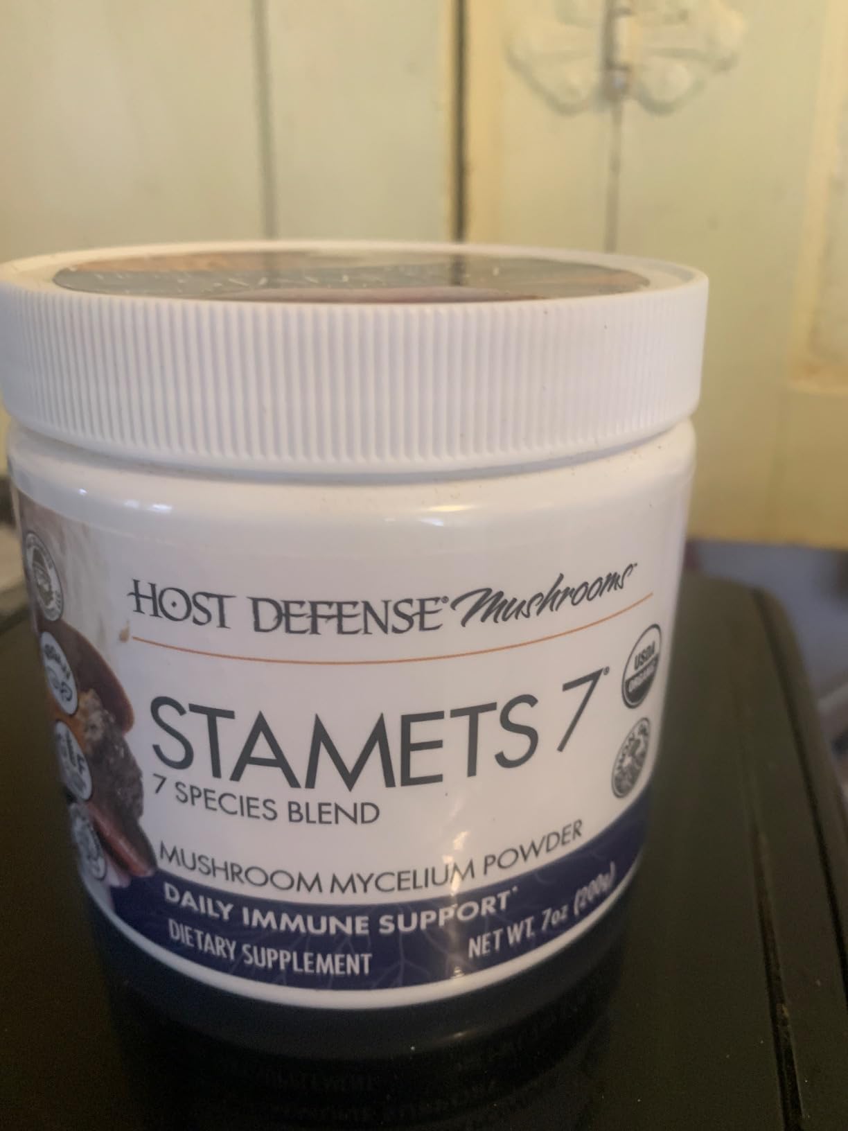 Host Defense Stamets 7 Mushroom Powder - 7 Species Blend - Mushroom Supplement for Immune Support with Royal Sun Blazei, Cordyceps, Reishi, Maitake, Lion's Mane, Chaga & Mesima - 7 oz (133 Servings) customer photo 2