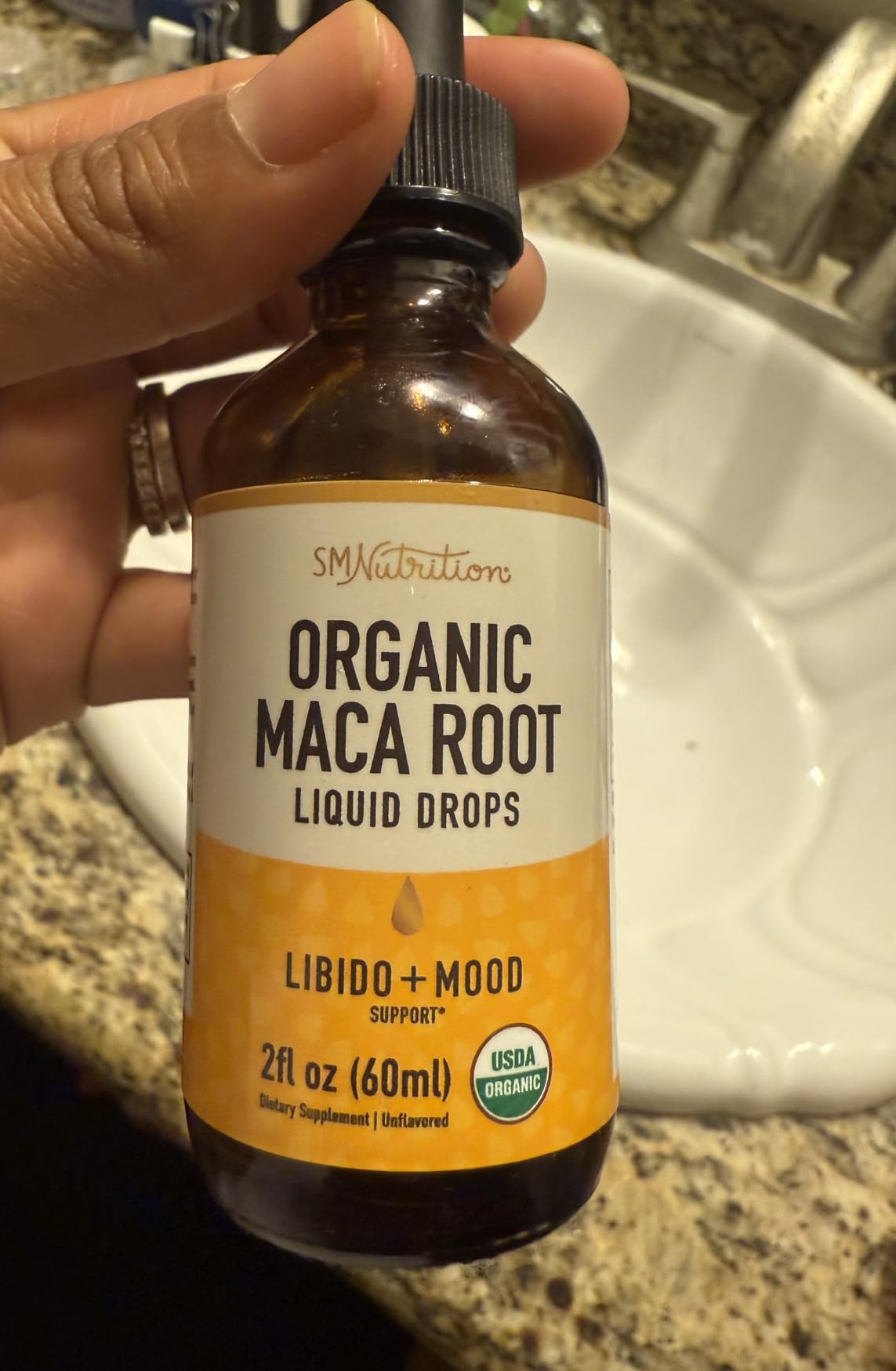 Maca Root Liquid Drops for Organic Energy Support for Women & Men | 2 Fluid Ounces | Support Hormone Balance, Mood, Energy & Fitness | Organic Maca Root for Women & Men | 4-Month Supply, 120 Servings customer photo 2