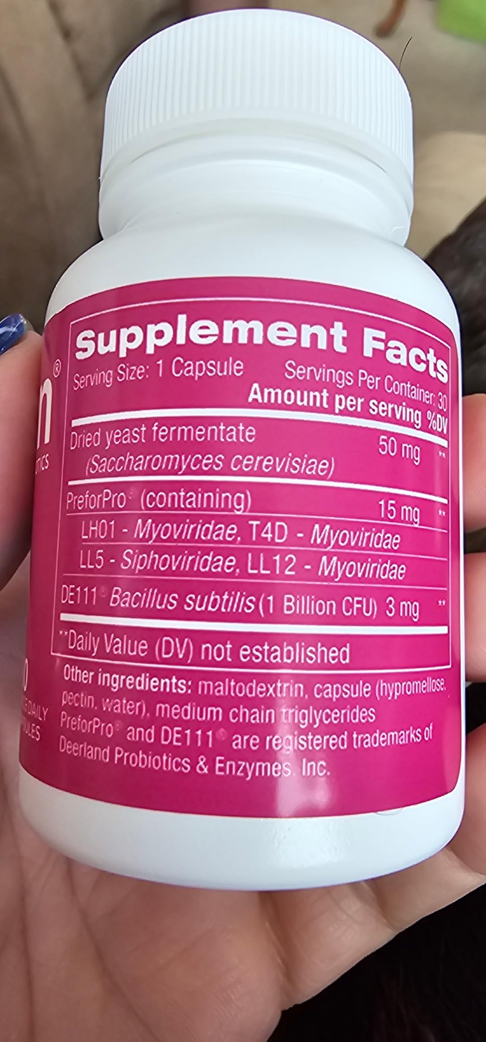 Florajen Women's Probiotic - Prebiotic + Probiotic + Postbiotic for Digestive & Immune Support - Bloating & Constipation Relief - Vegan, Gluten-Free, Non-GMO Daily Gut Health Support - 30 Capsules customer photo 2