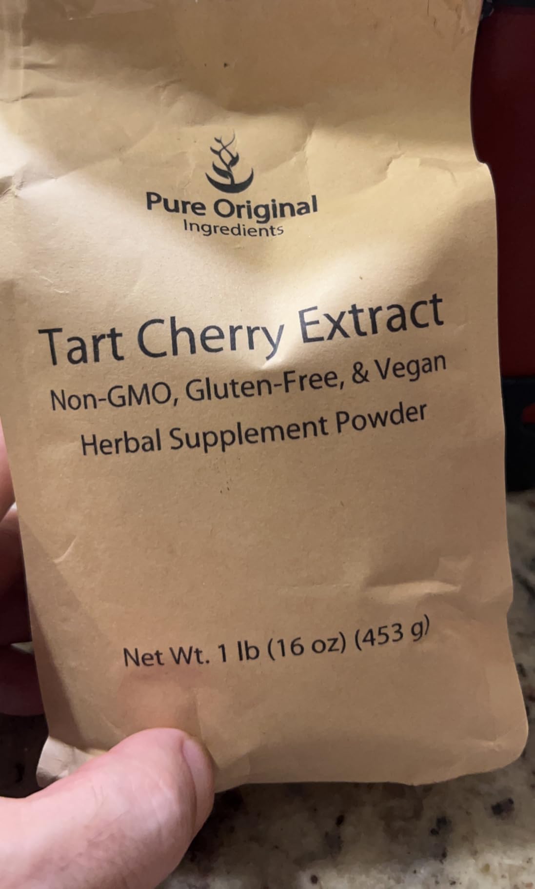 PURE ORIGINAL INGREDIENTS Tart Cherry Extract (1 lb) Non-GMO, Herbal Supplement customer photo 1