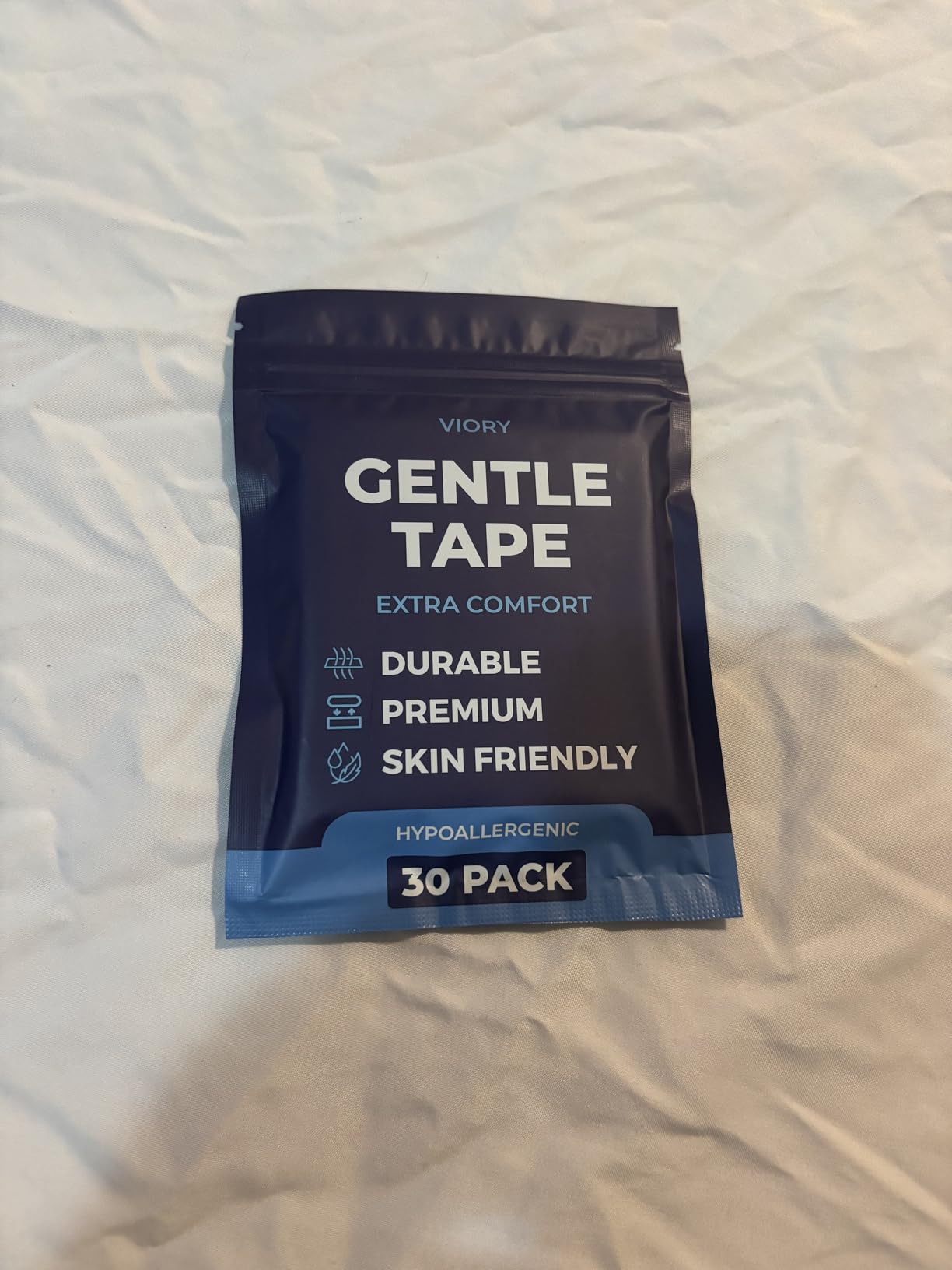 VIORY Gentle Tape (30 Pack) - Pain Free Removal, Hypoallergenic, Latex Free & Gentle On Skin - Packaging May Vary - Skin Friendly Adhesive Cotton Tape customer photo 1