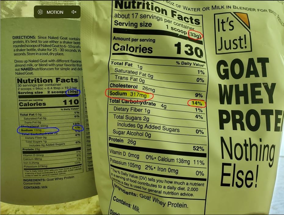 It's Just! - Goat Whey Protein Concentrate, Made in USA, Pasture Raised, Whey from Goat Milk, One Ingredient customer photo 2