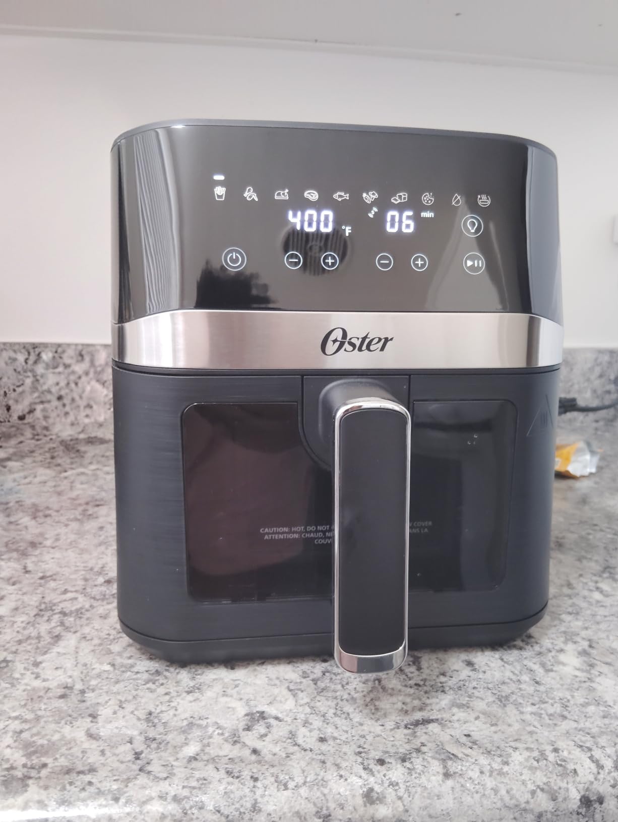 Oster 11-Quart Dual Air Fryer Oven with 2 Cooking Zones, Large Capacity Air Fryer with 6 Cooking Functions & 2 Baskets customer photo 1