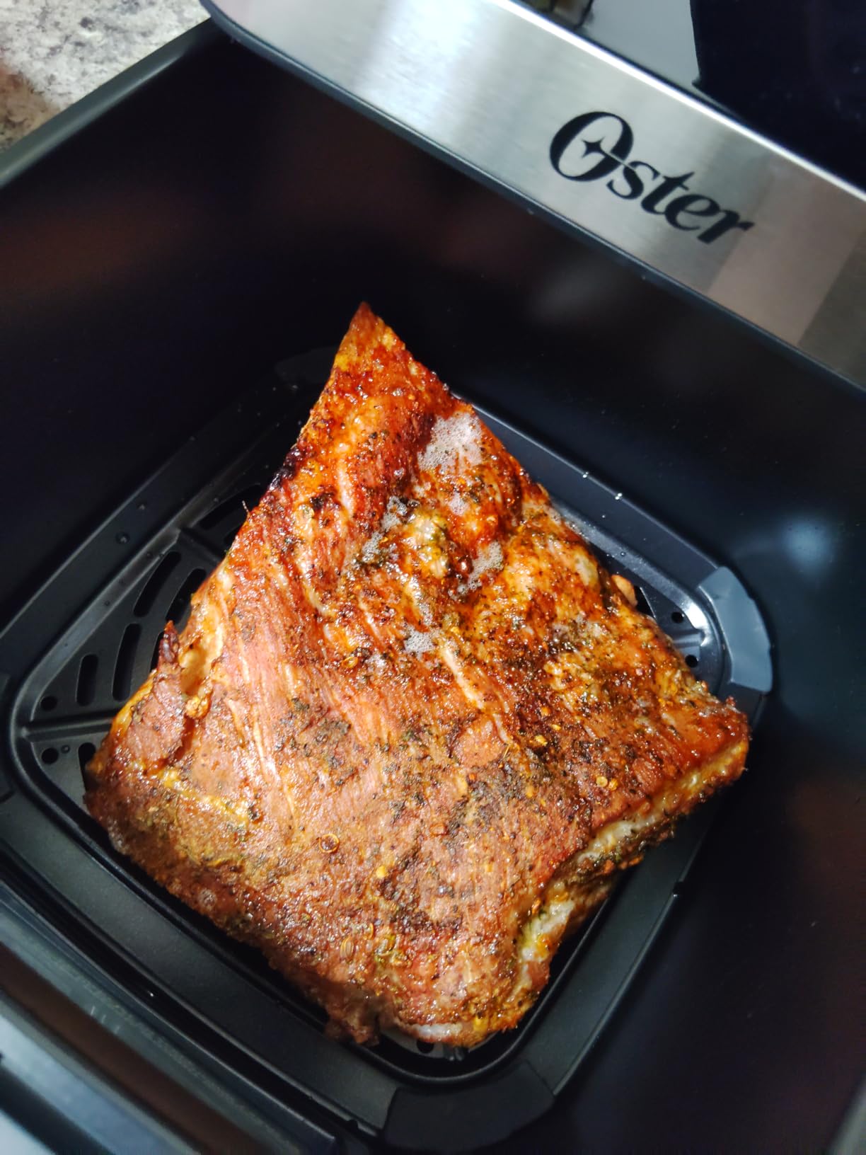 Oster 11-Quart Dual Air Fryer Oven with 2 Cooking Zones, Large Capacity Air Fryer with 6 Cooking Functions & 2 Baskets customer photo 2